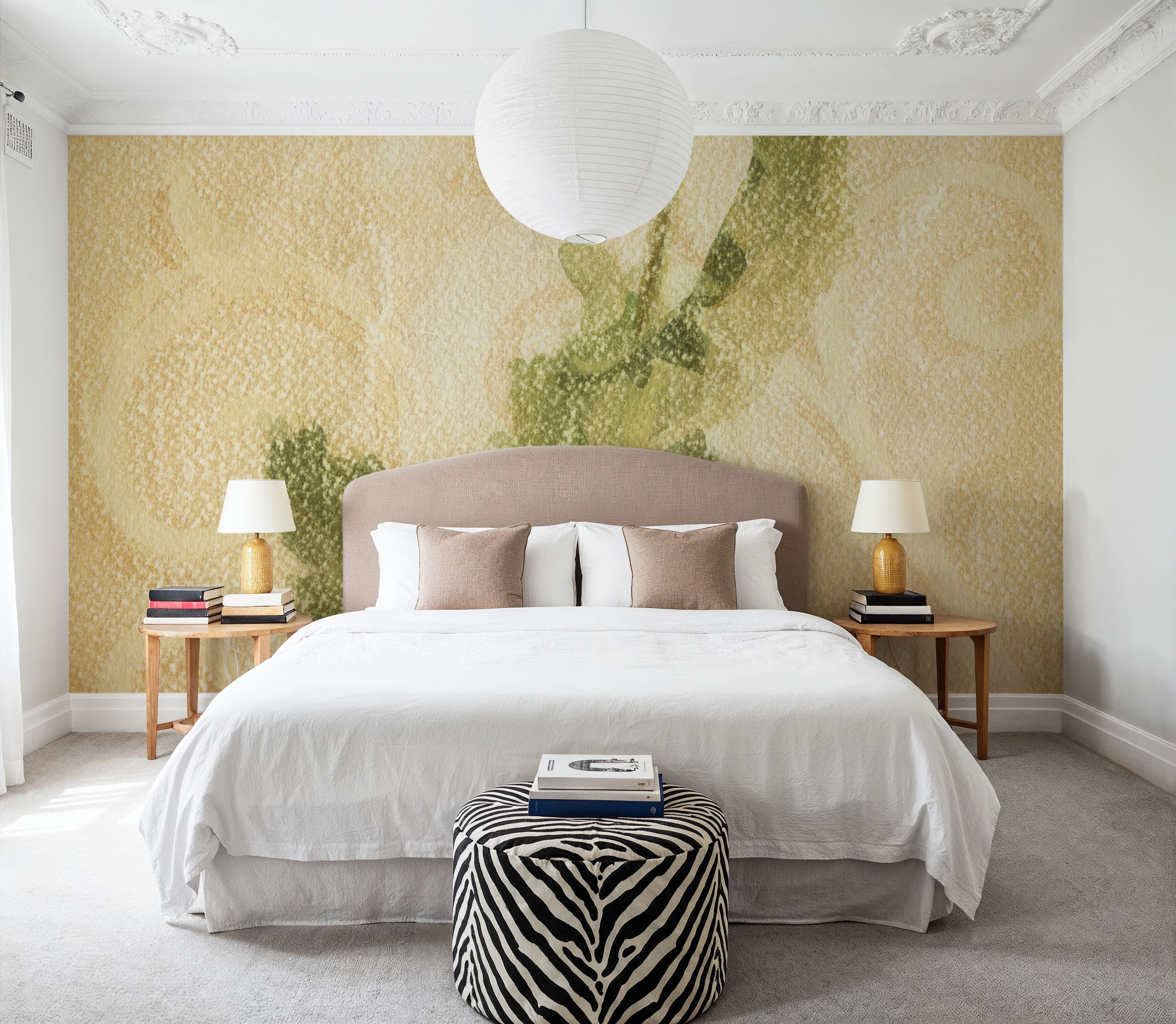 Vintage Poppy in Glass Vase