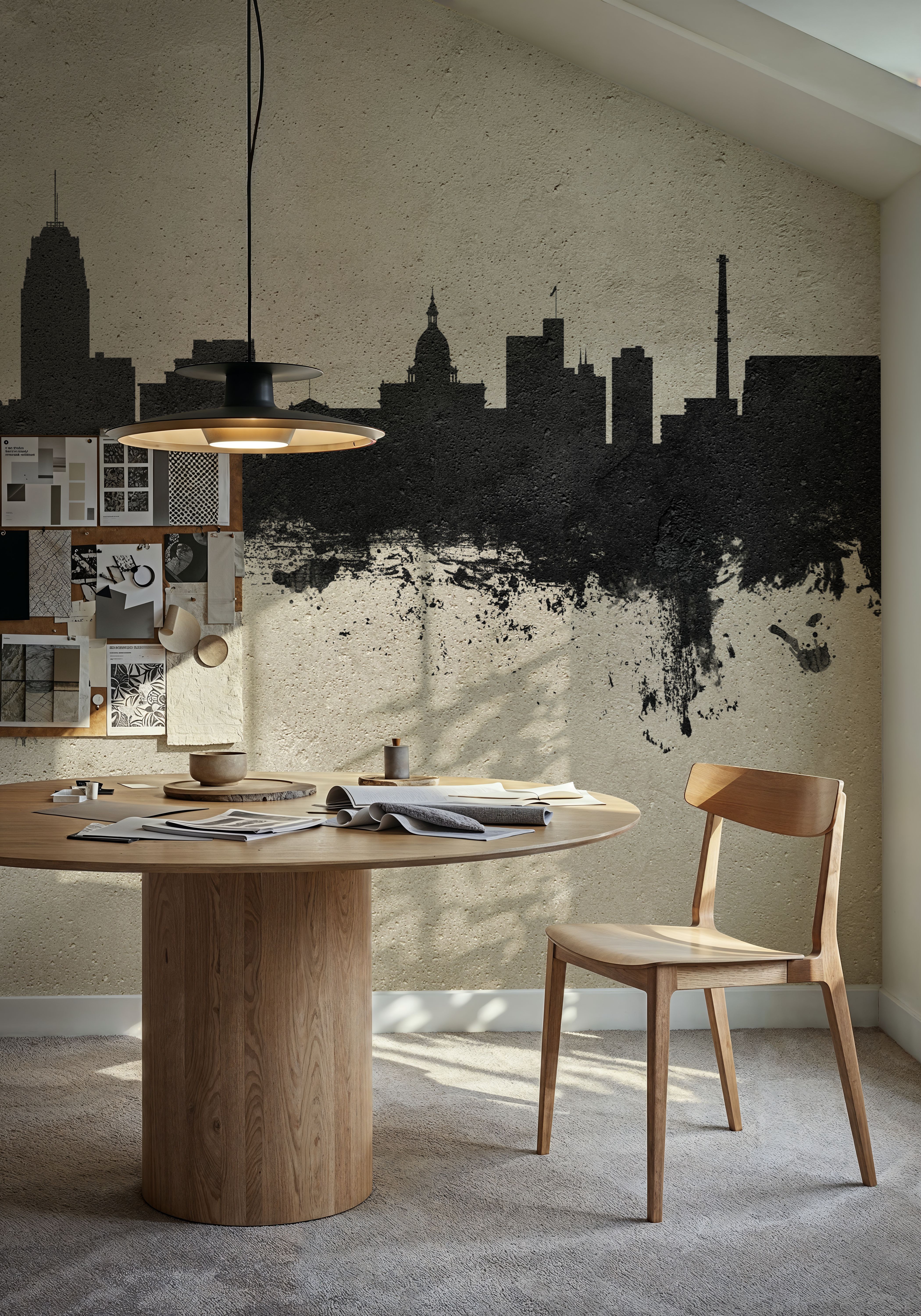 Lansing Michigan Skyline Concrete