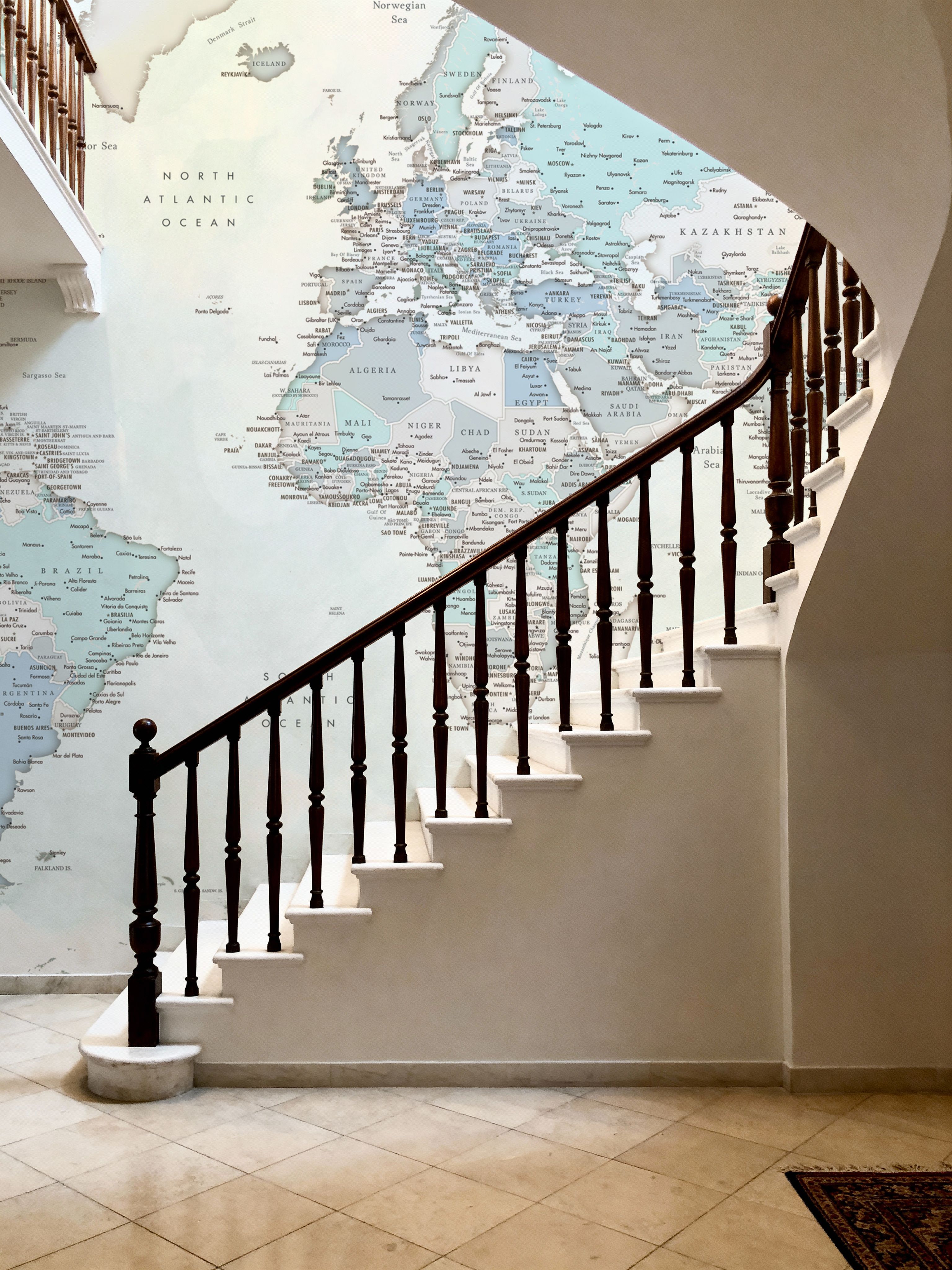 World Map Cities - Rebe