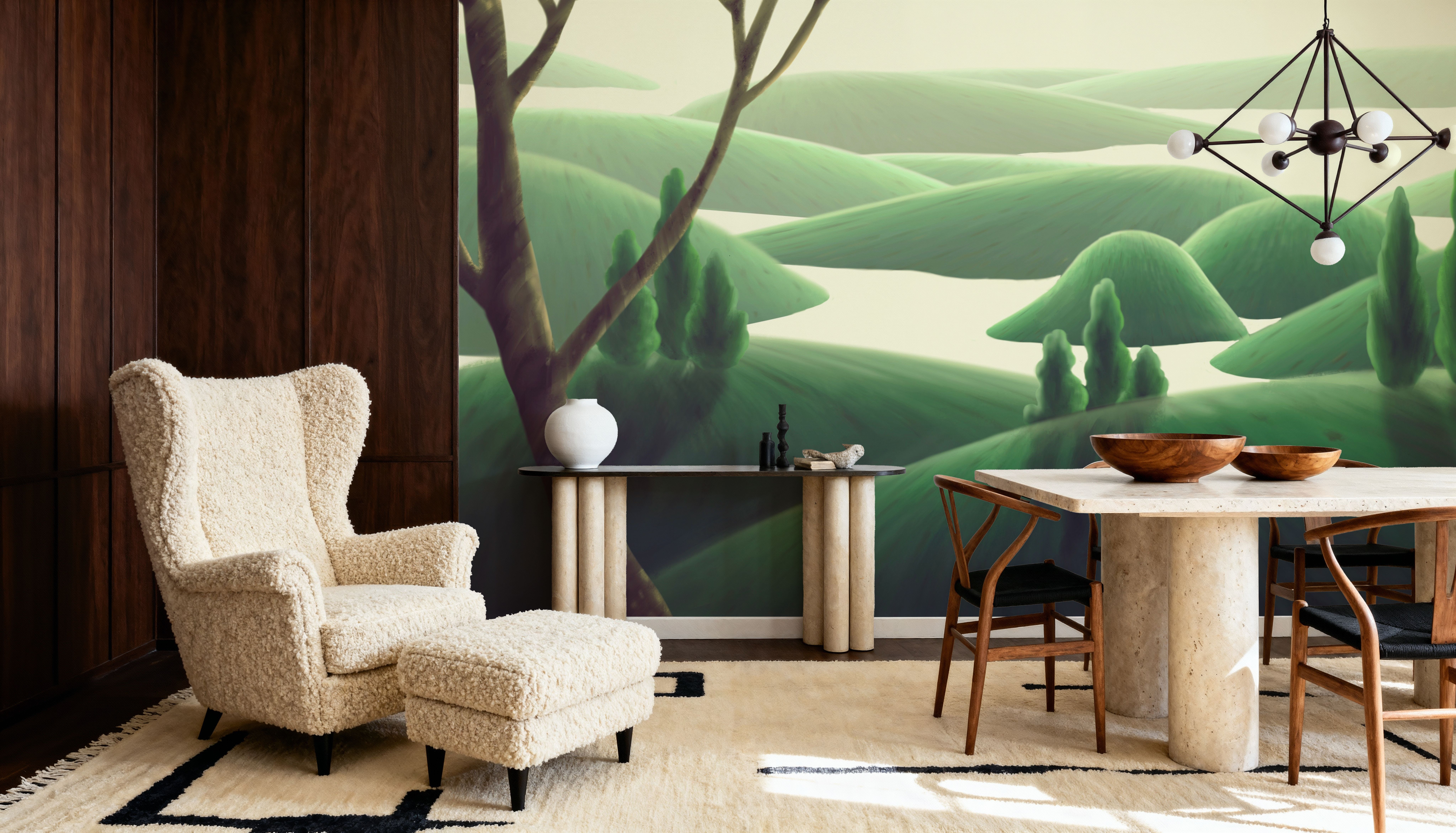 Flying over the Hills