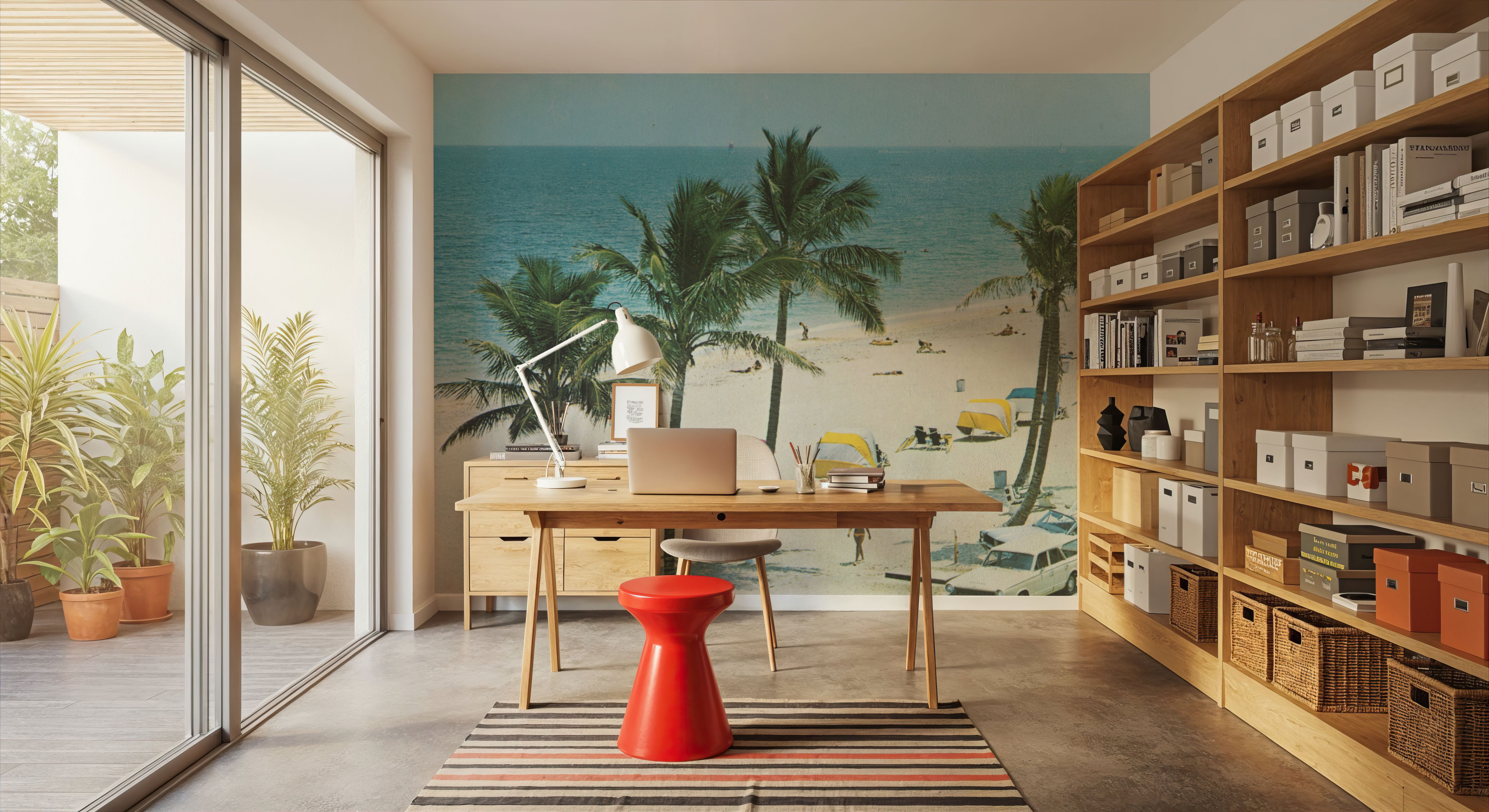 Greetings from Palm Beach Chill - Screenprint Postcard