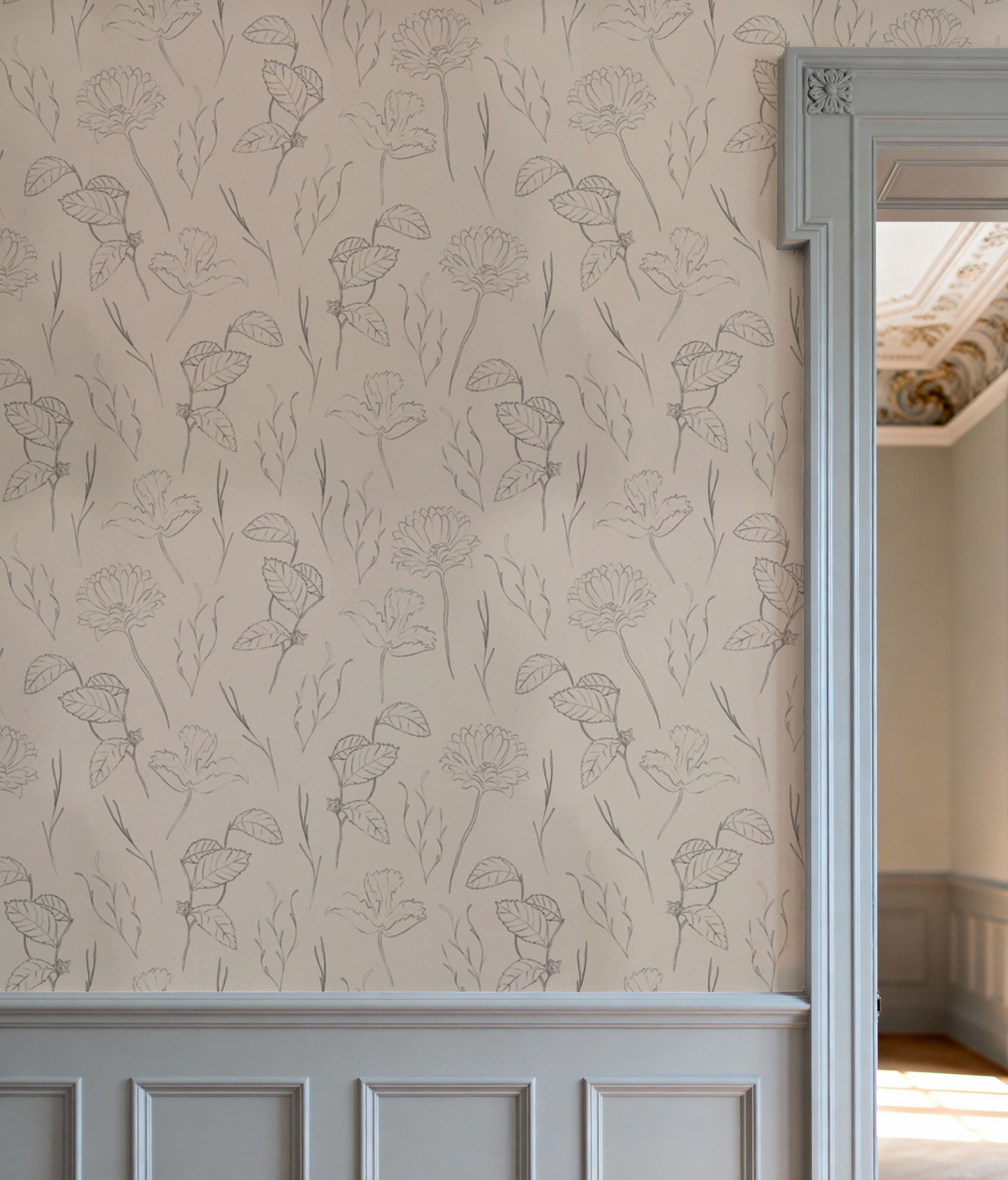 Botanical Study Beige