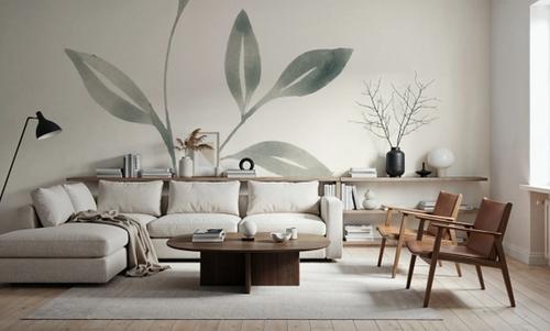 Linen Leaves I
