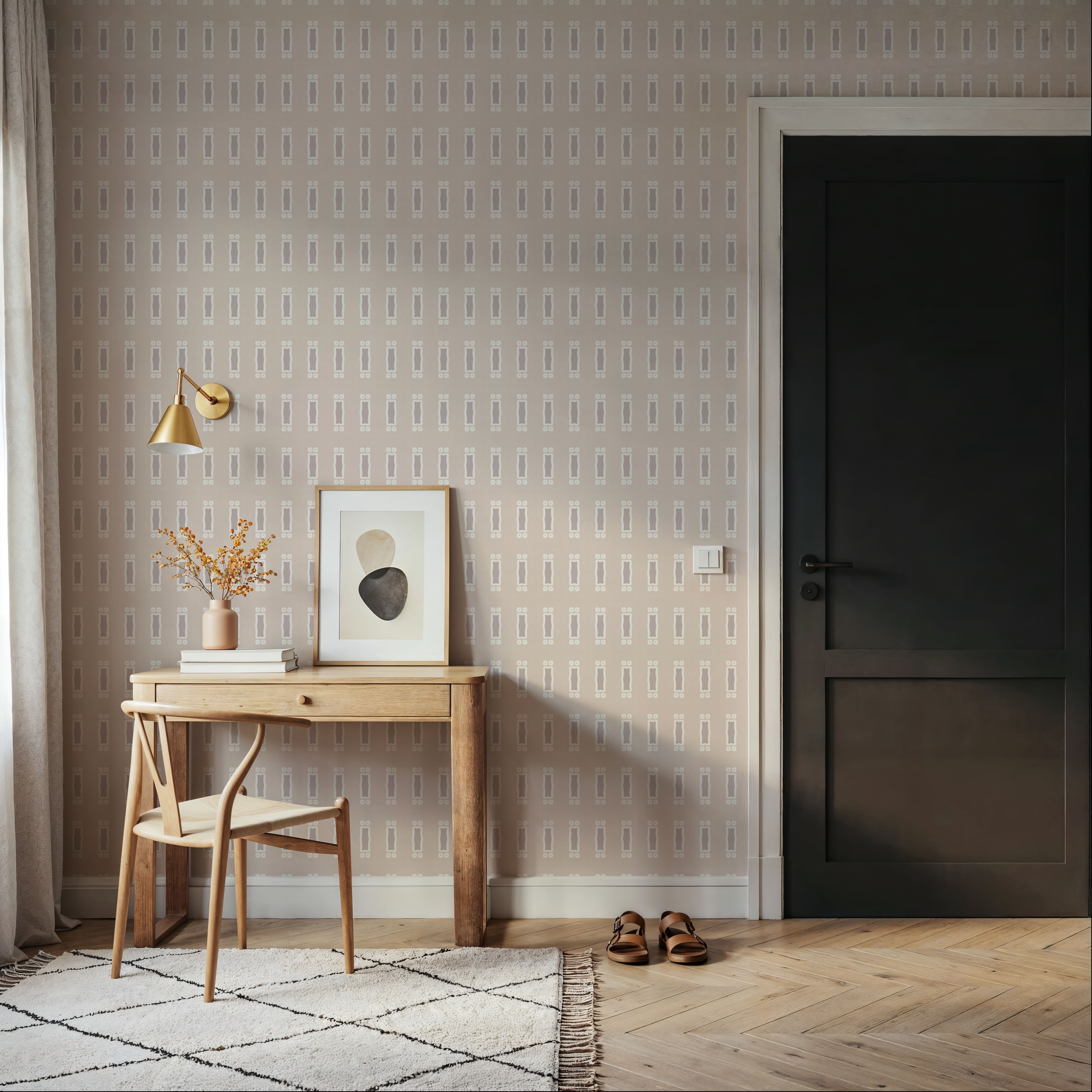 Zelij Rectangles And Leaves