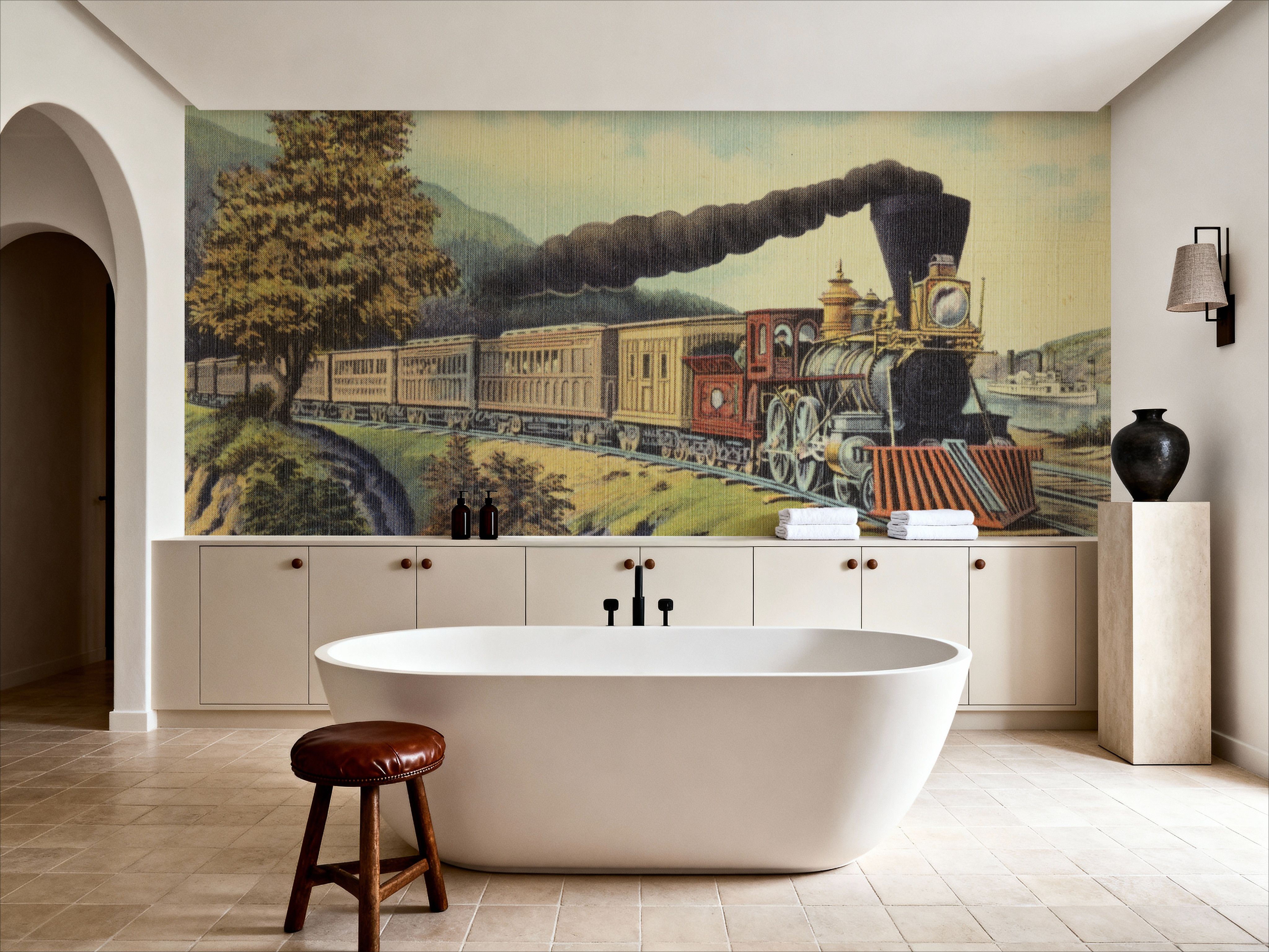 Greetings from the Railway - Screenprint Postcard