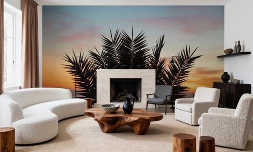 Sunset Palms II