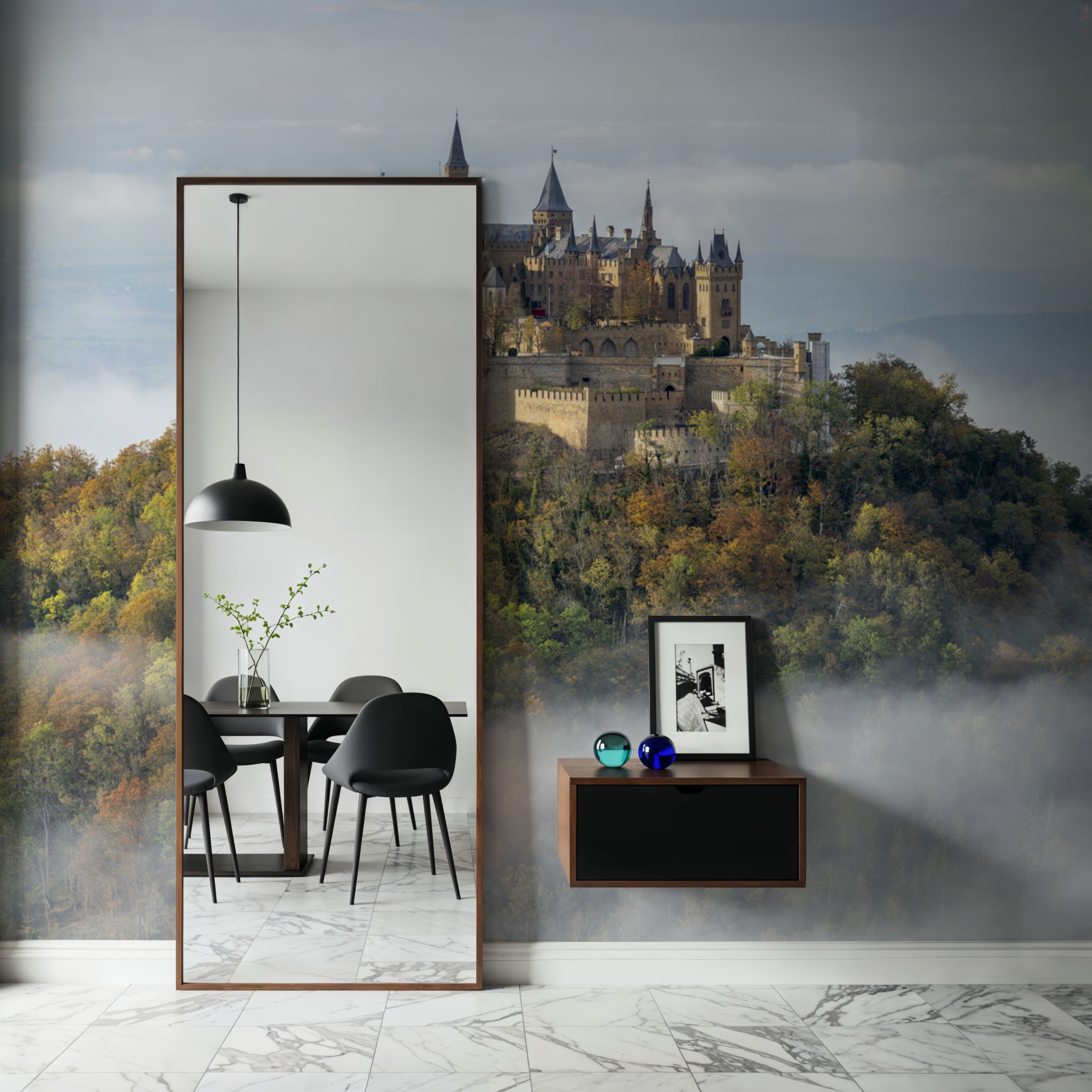 Hohenzollern Castle in Fall