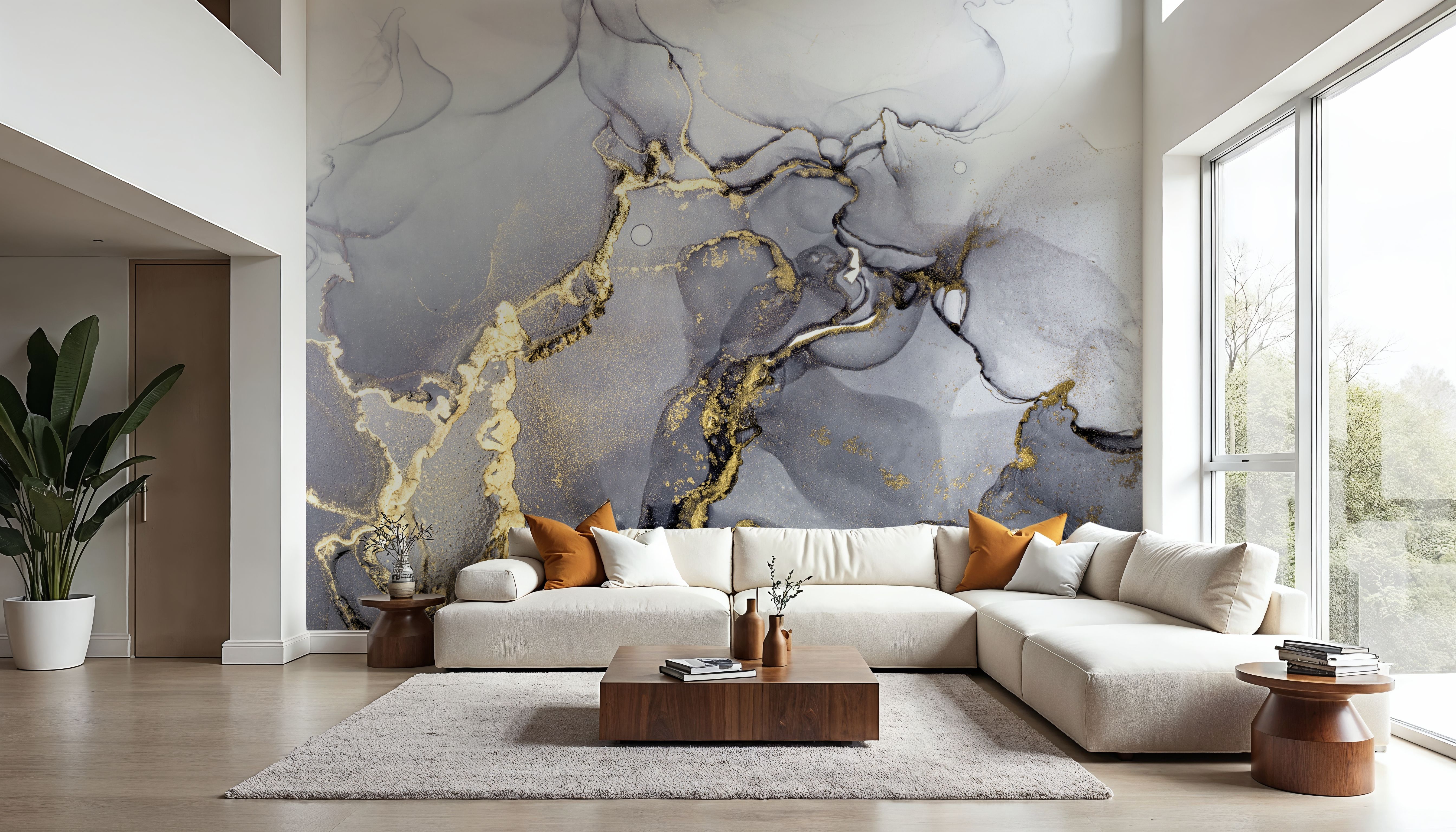 Free-Flow, Stone, Wallpaper