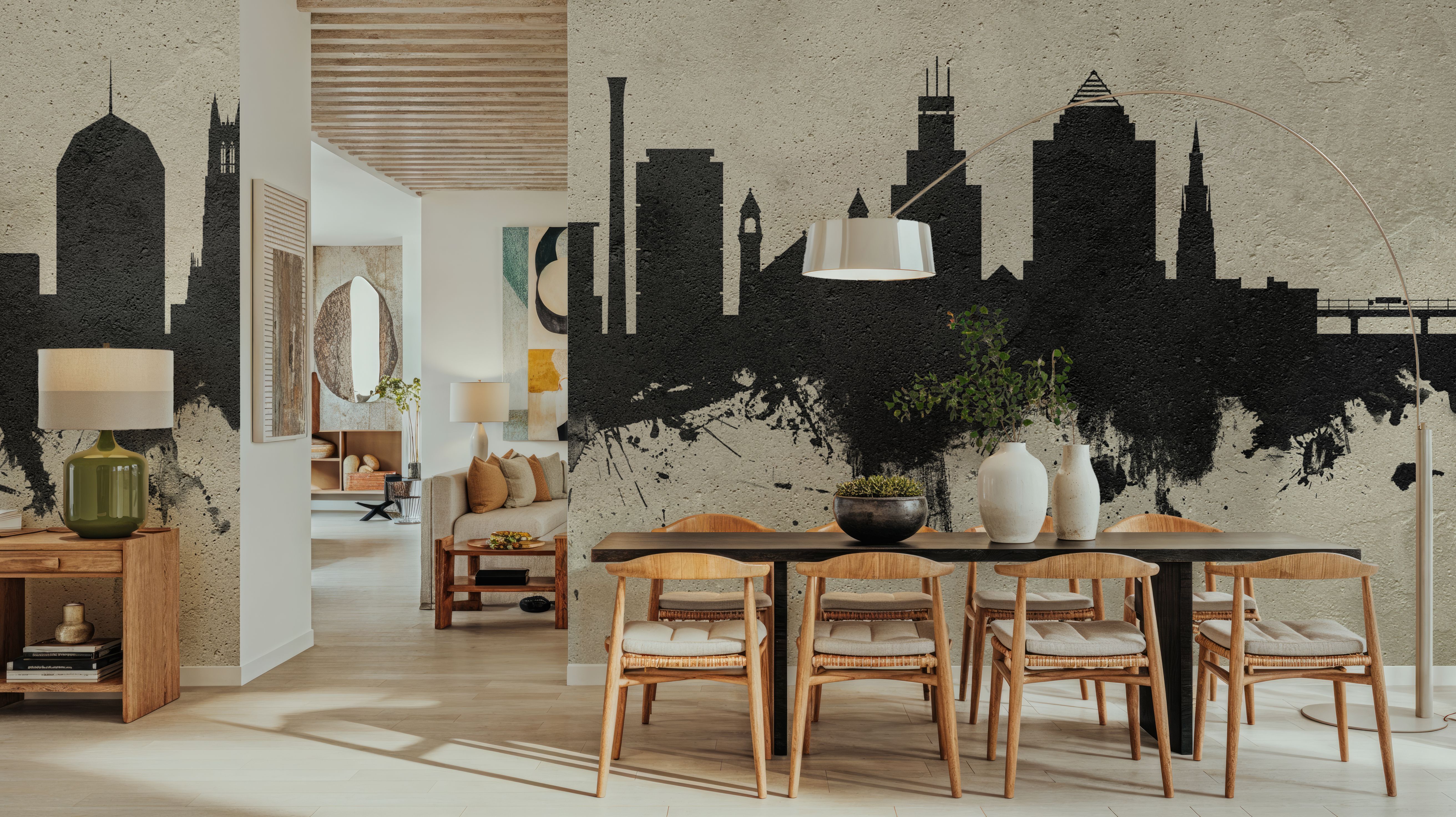 Durham North Carolina Skyline Concrete