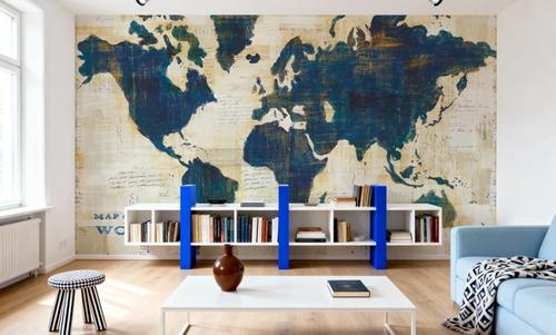 World Map Collage