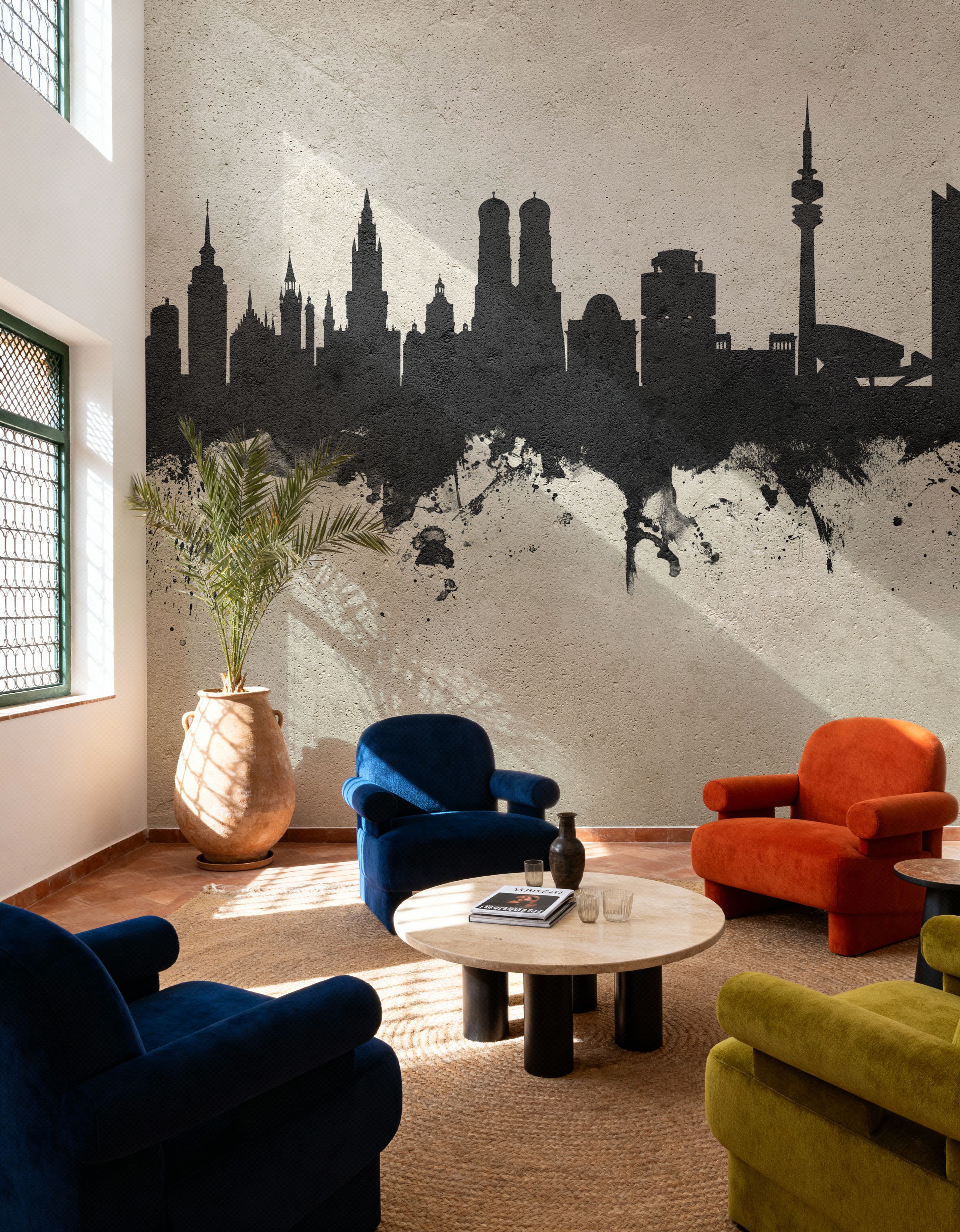 Munich Skyline Concrete