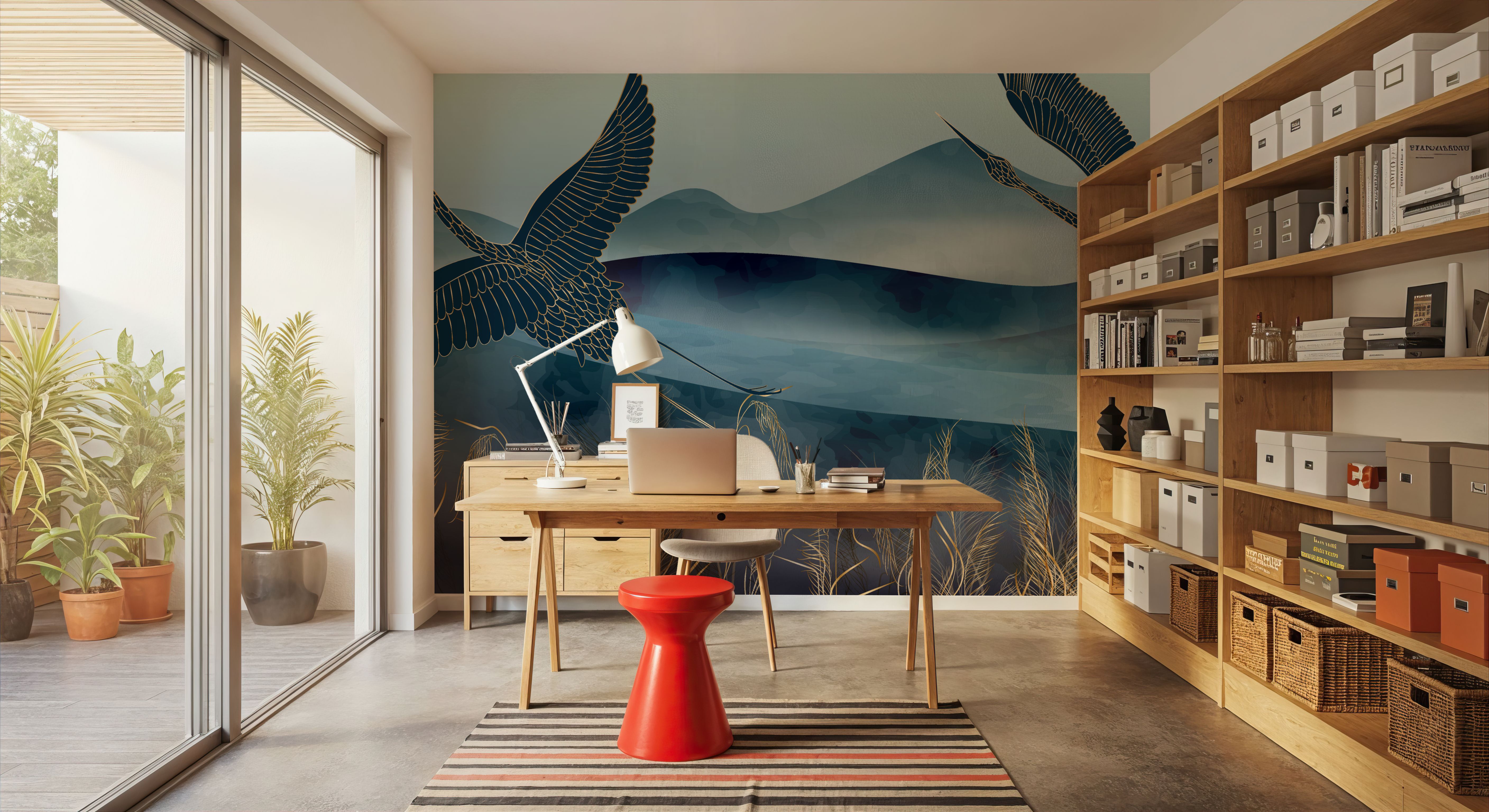 The Long Flight, Wallpaper