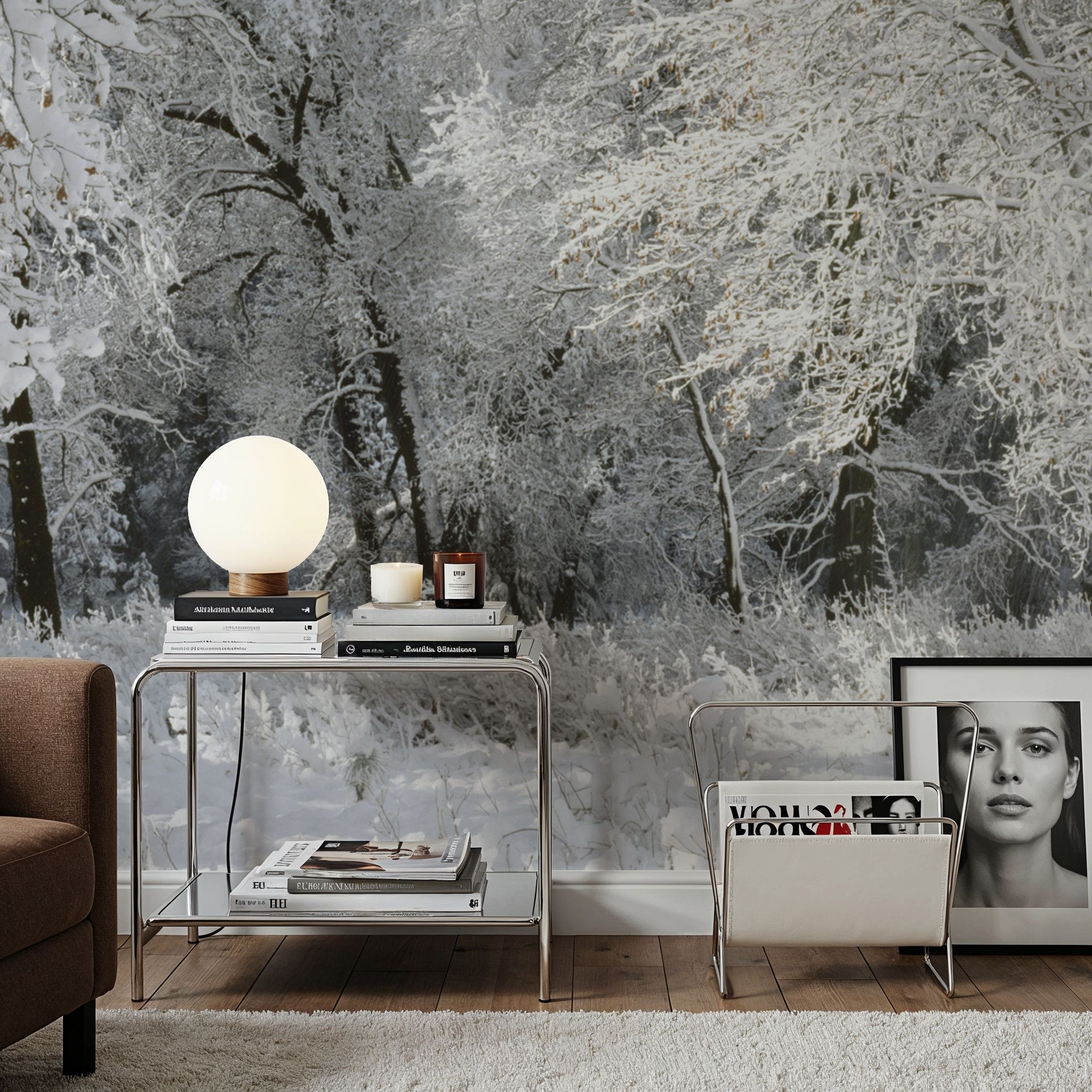 Frost-Laden Forest