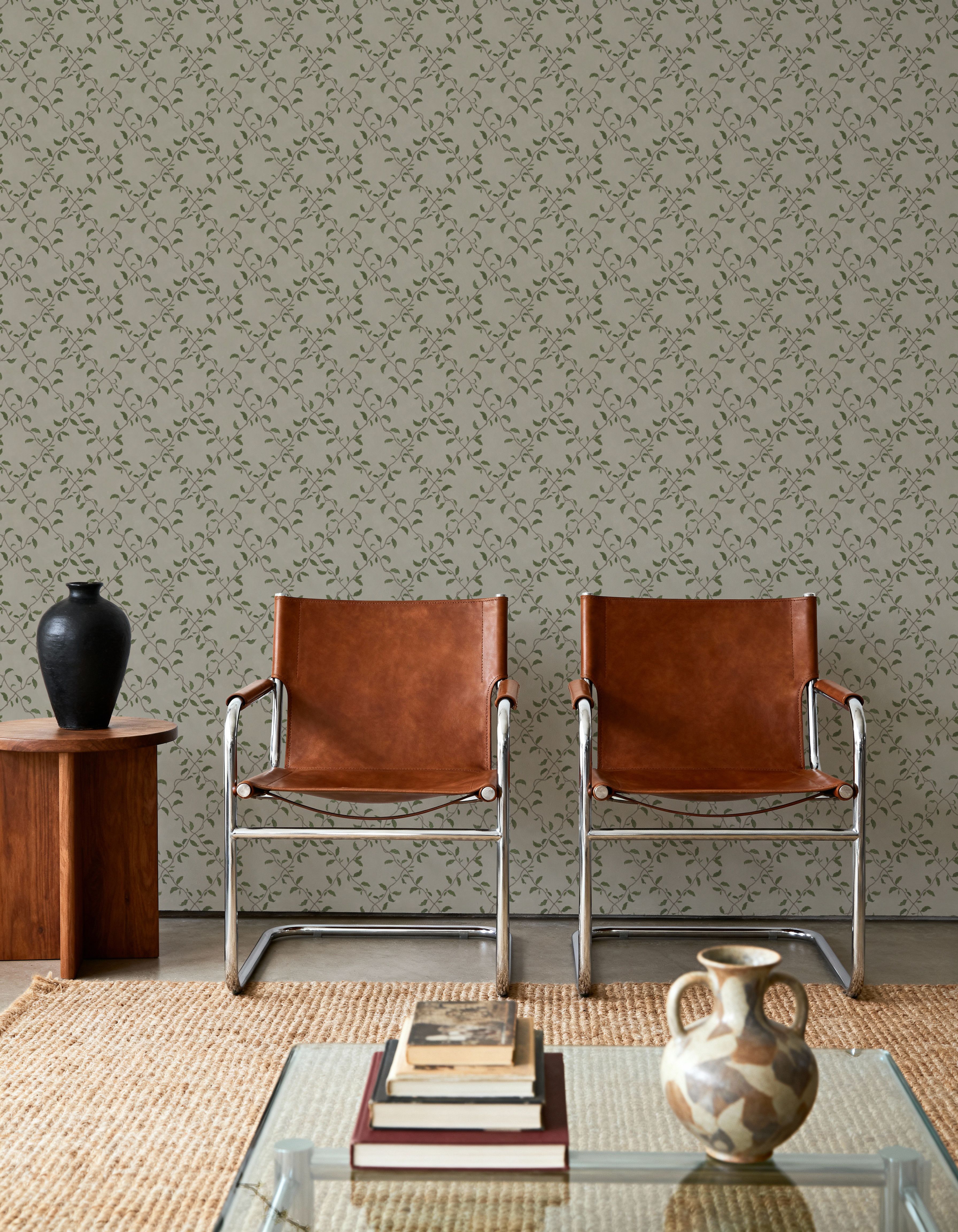 Emerald Trellis Petite, Greige