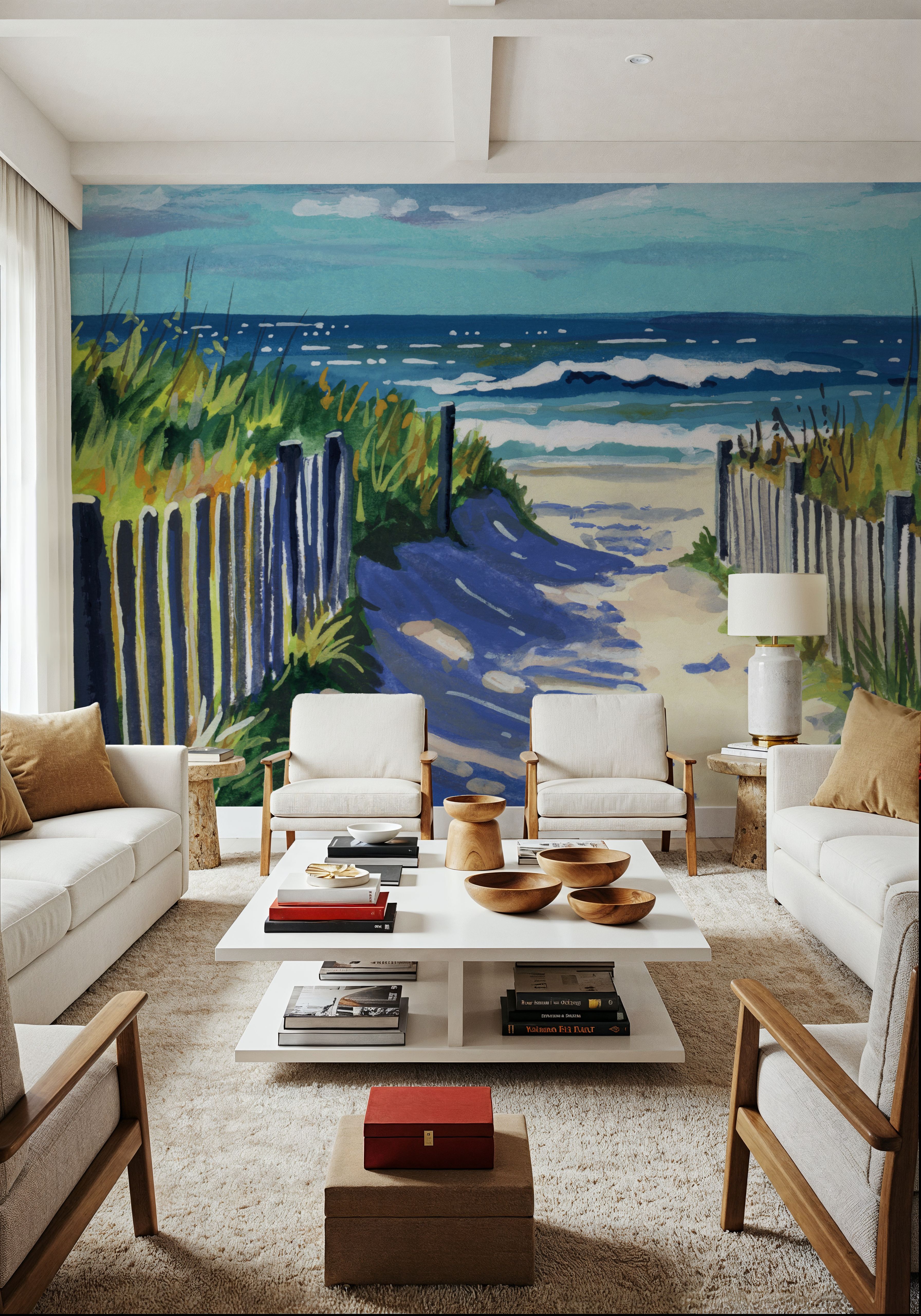 Grassy Path To The Beach I