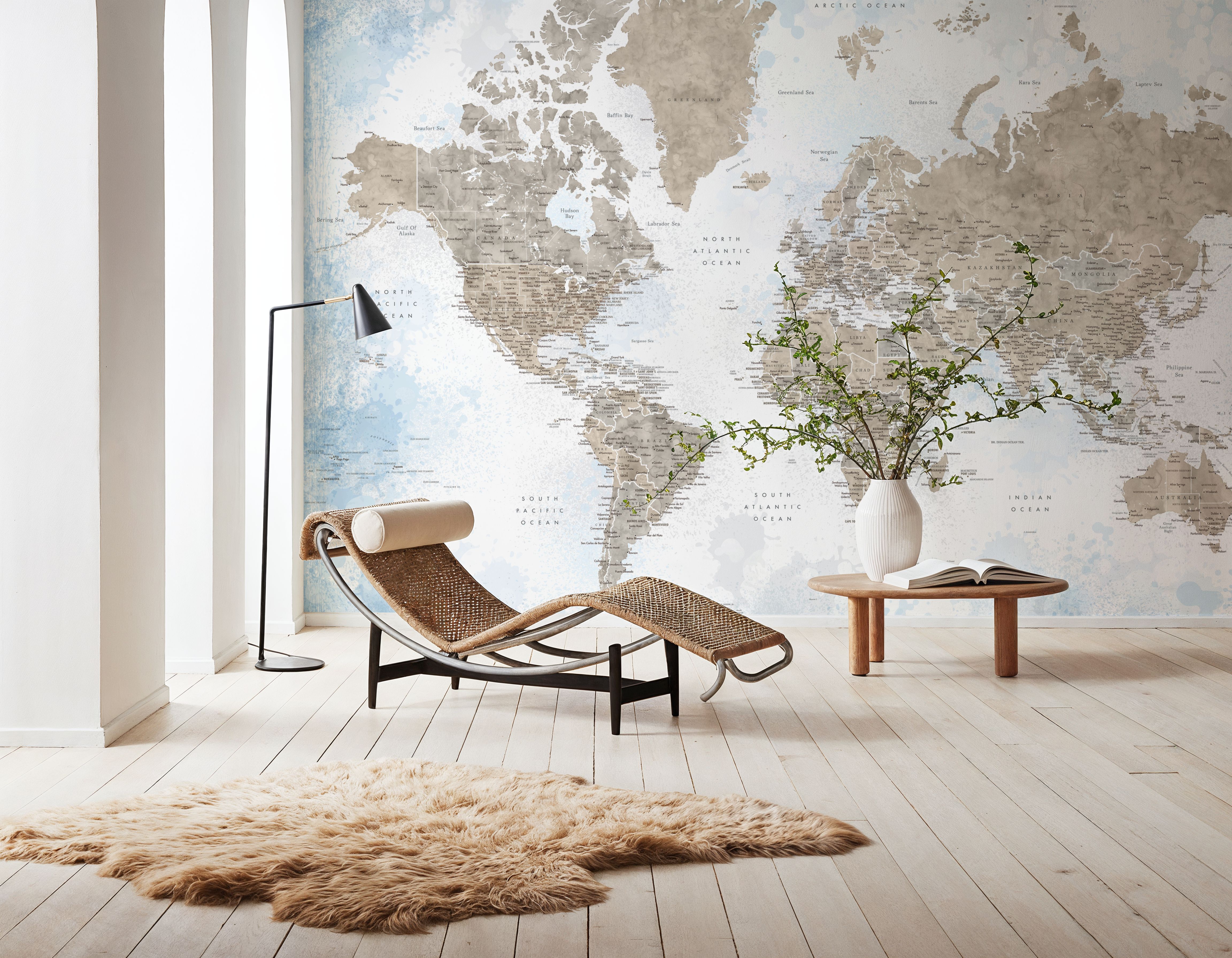 World Map Cities - Ghada