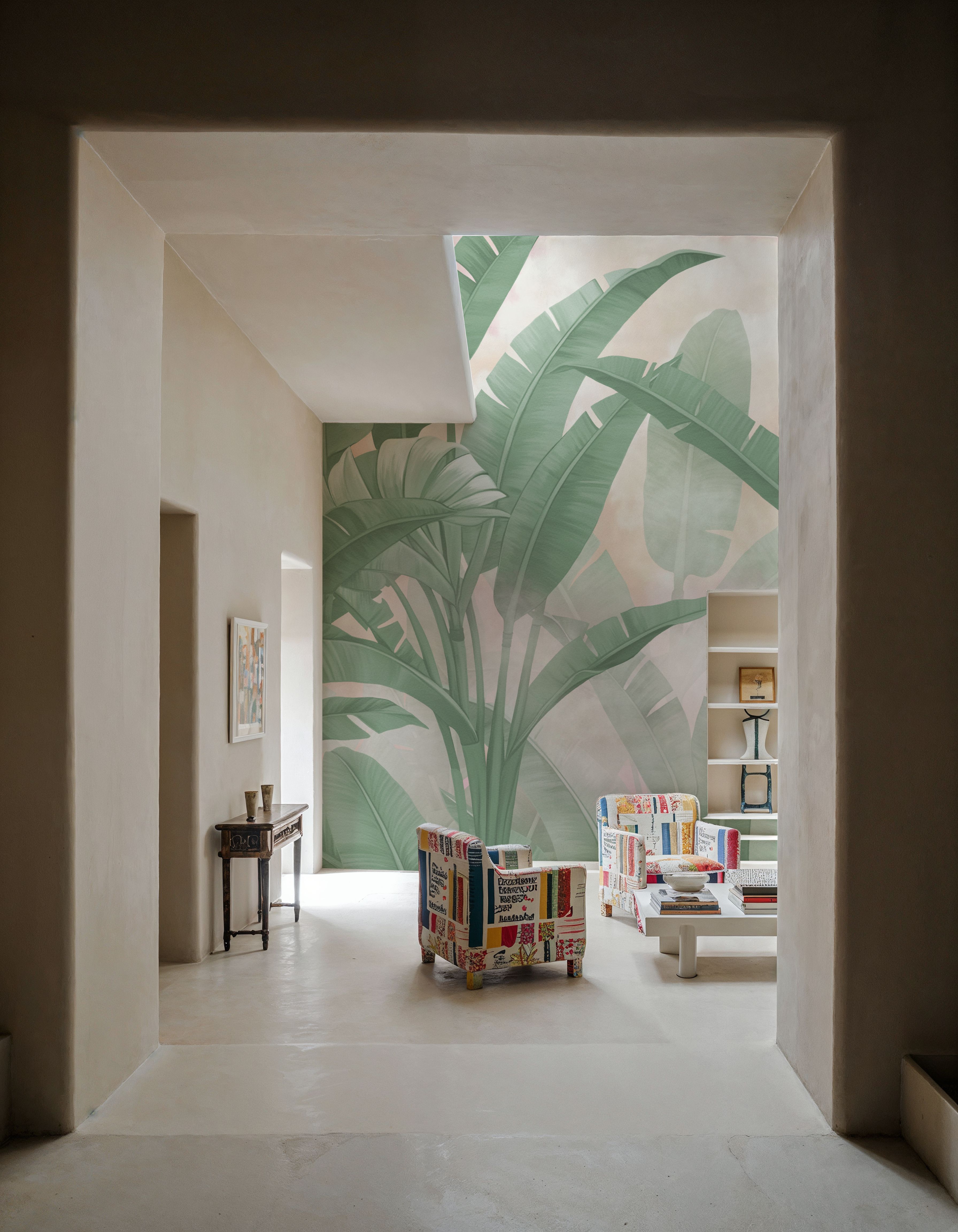 Banana Palms, Sunset