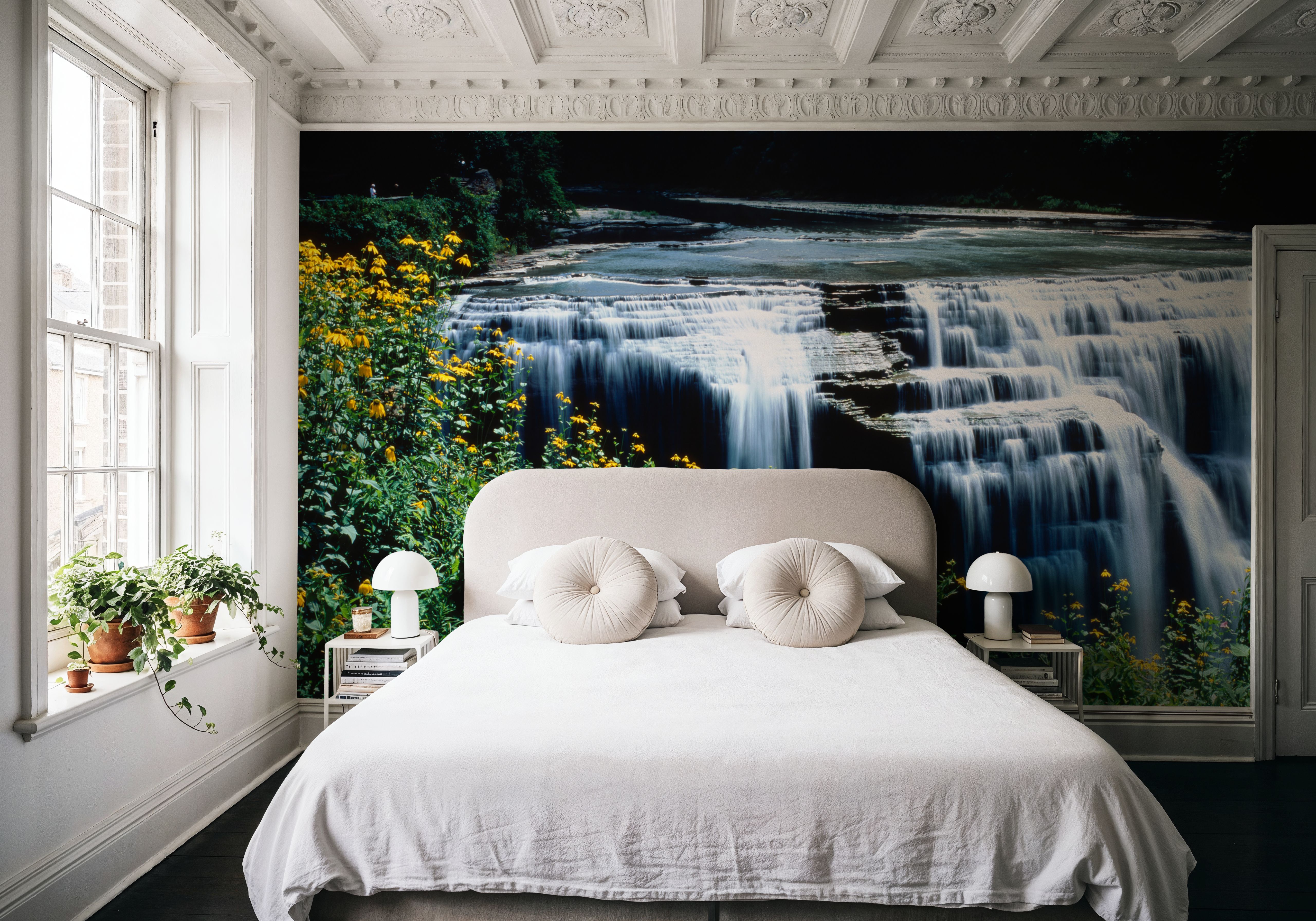 Waterfall Bloom, Wallpaper