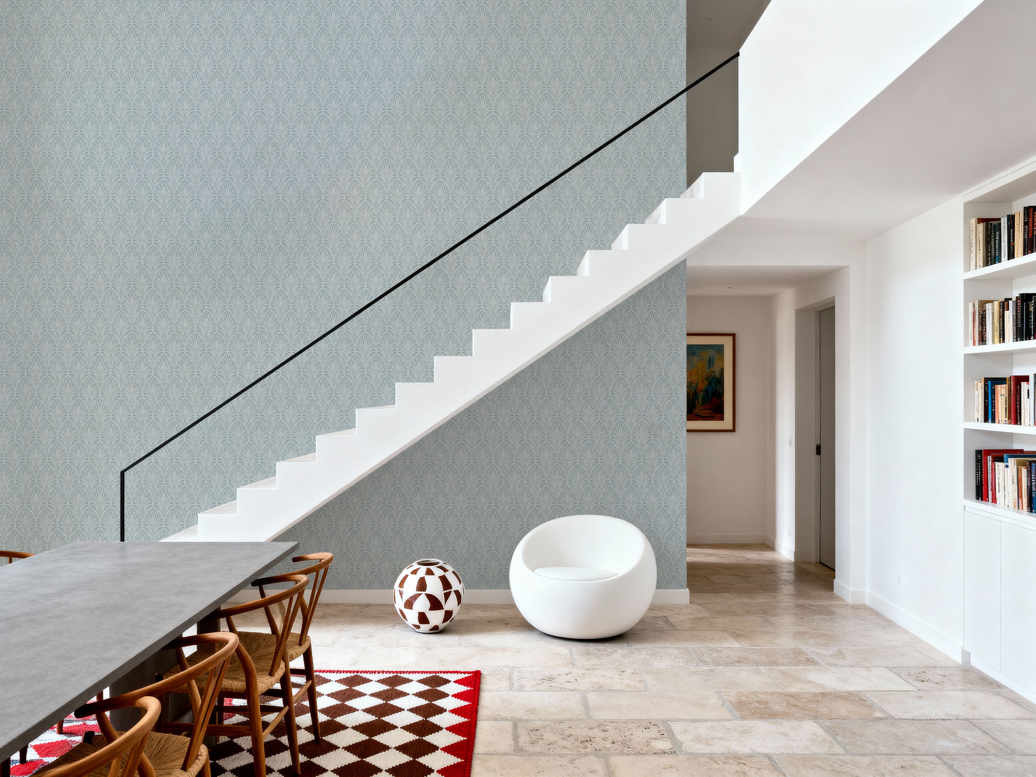 Brushstroke Fan Scallop, Wind