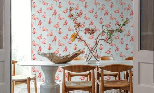 Flamingo Goals Blue