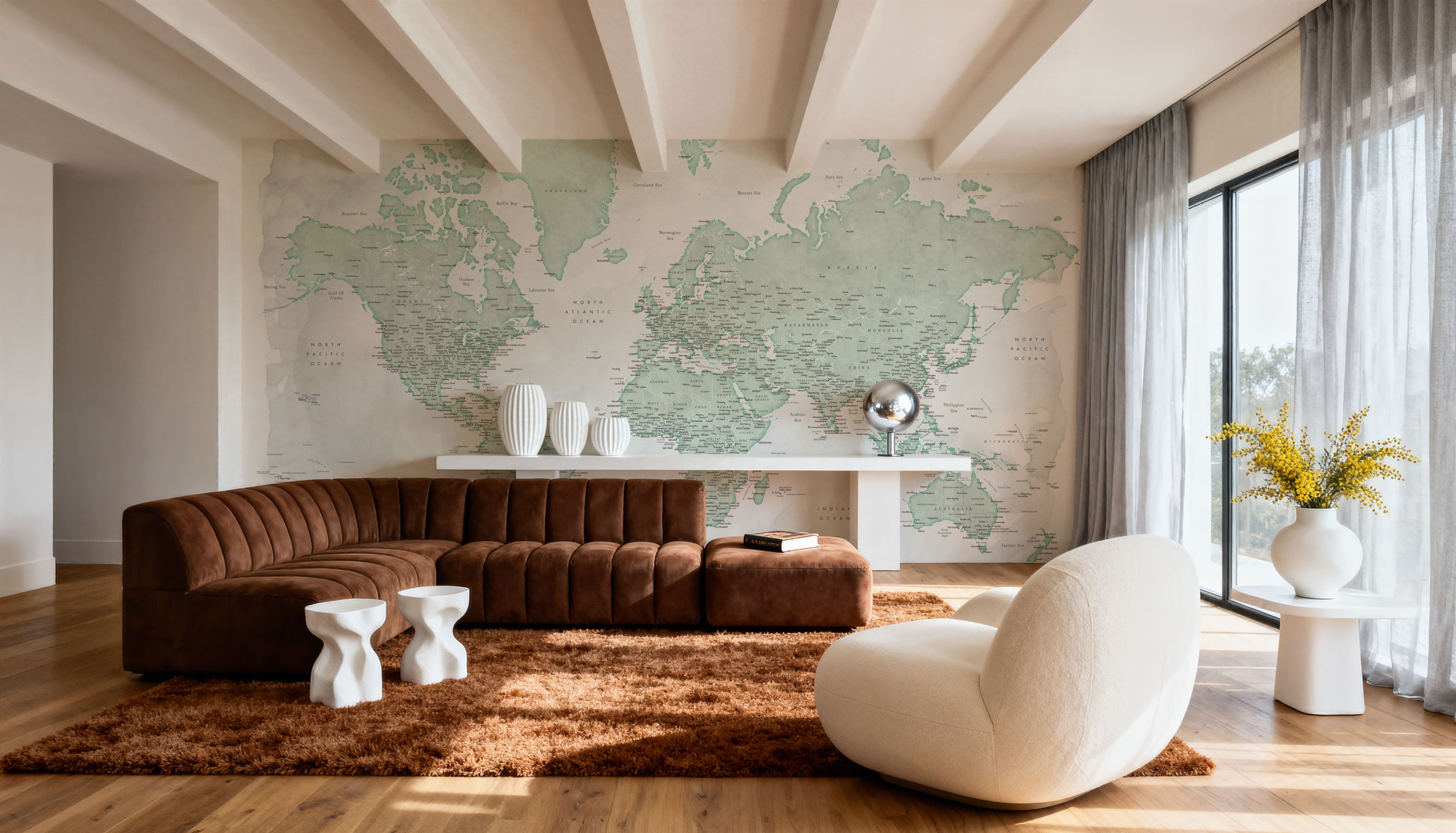 World Map Cities - Uzuri