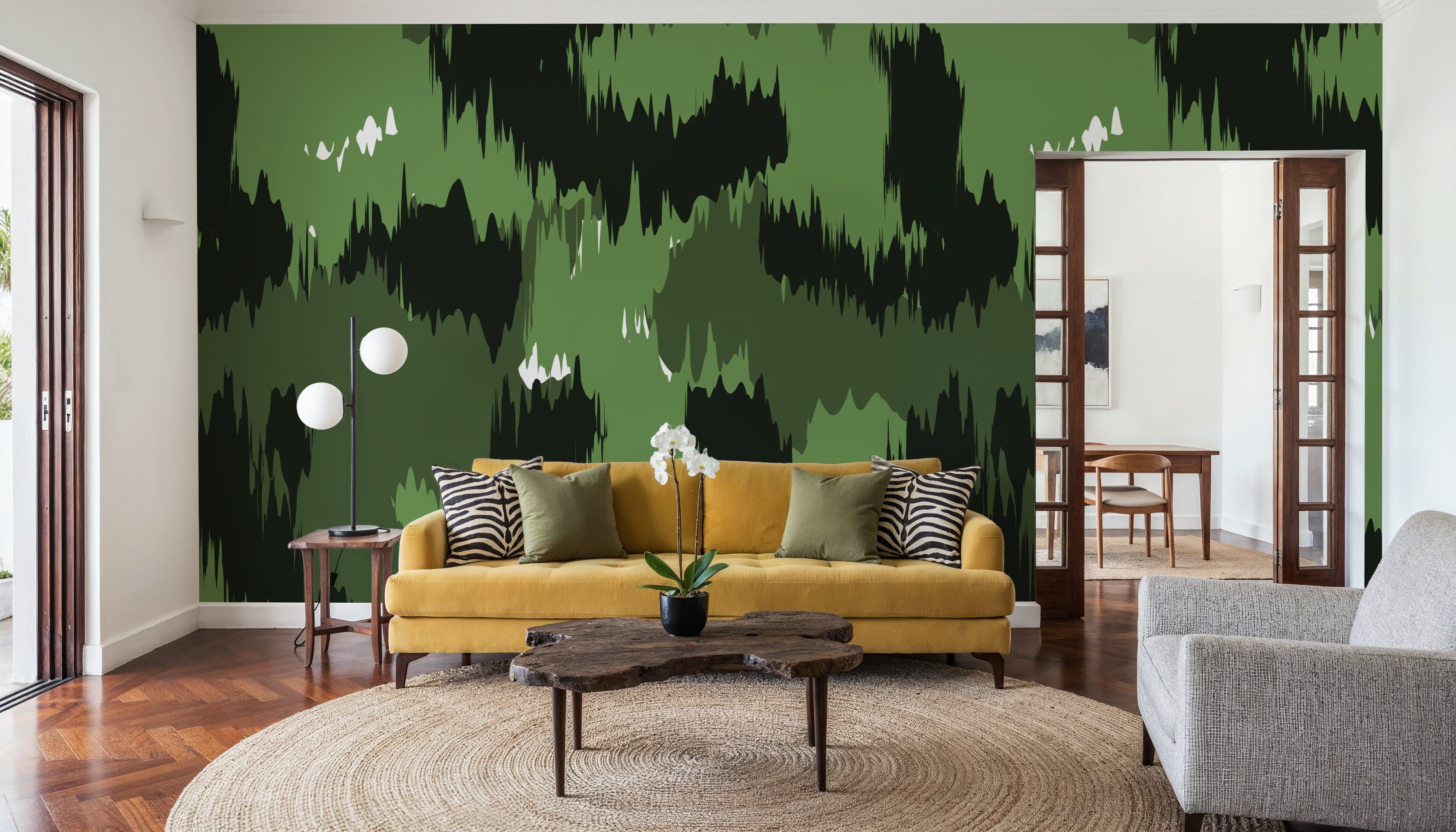 Abstract Army, Behang