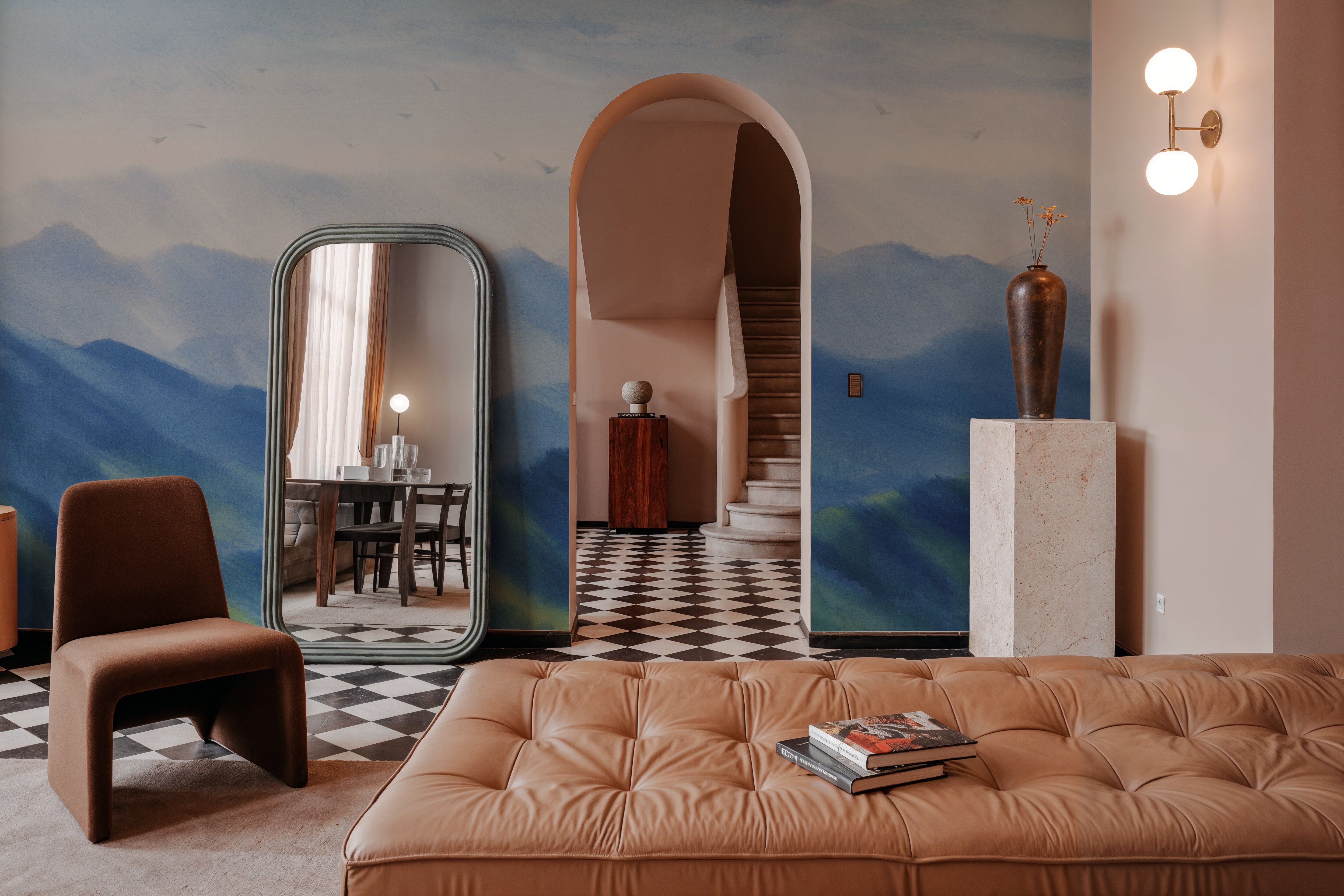 Layered Peaks, Papier peint