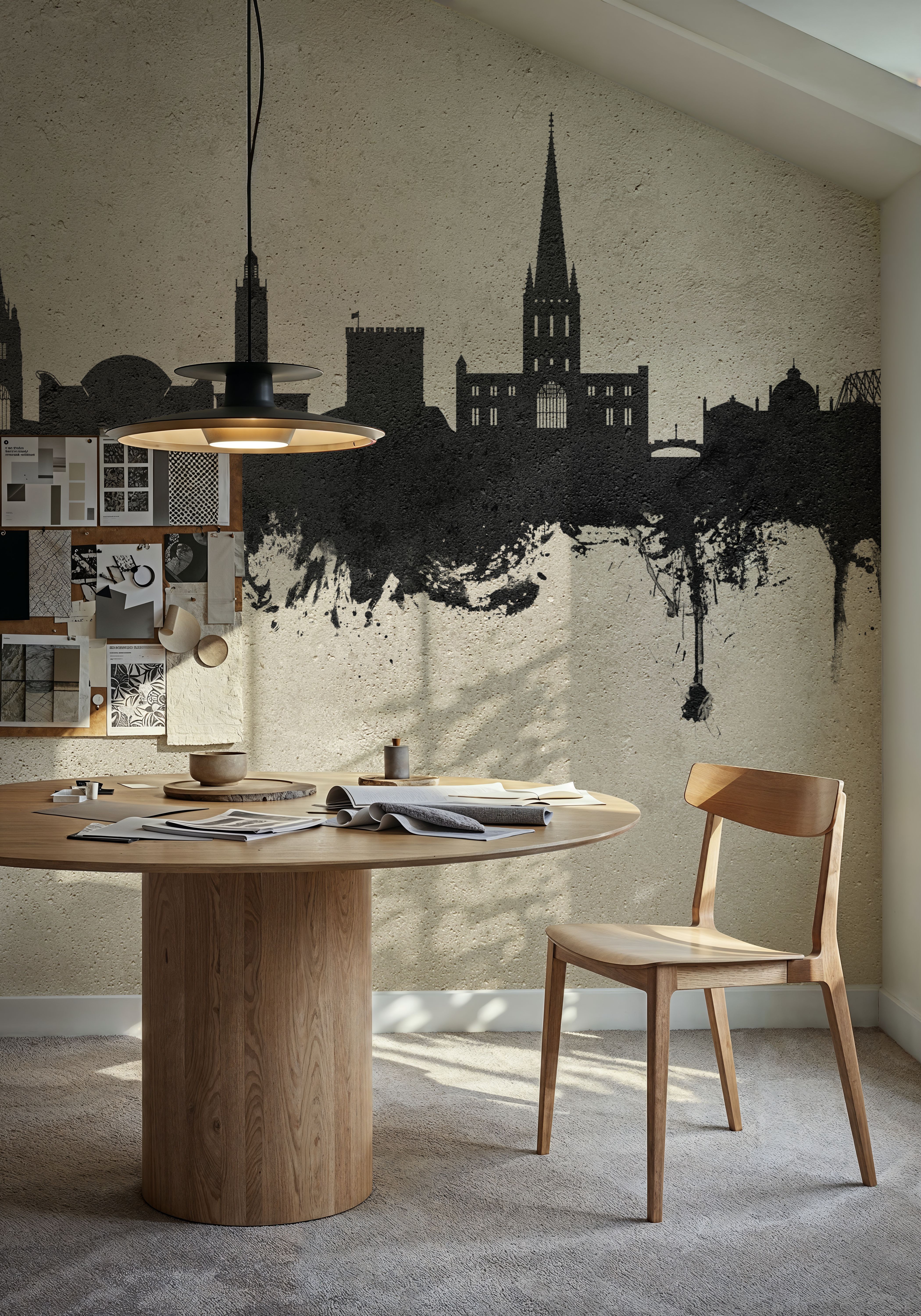 Norwich England Skyline Concrete