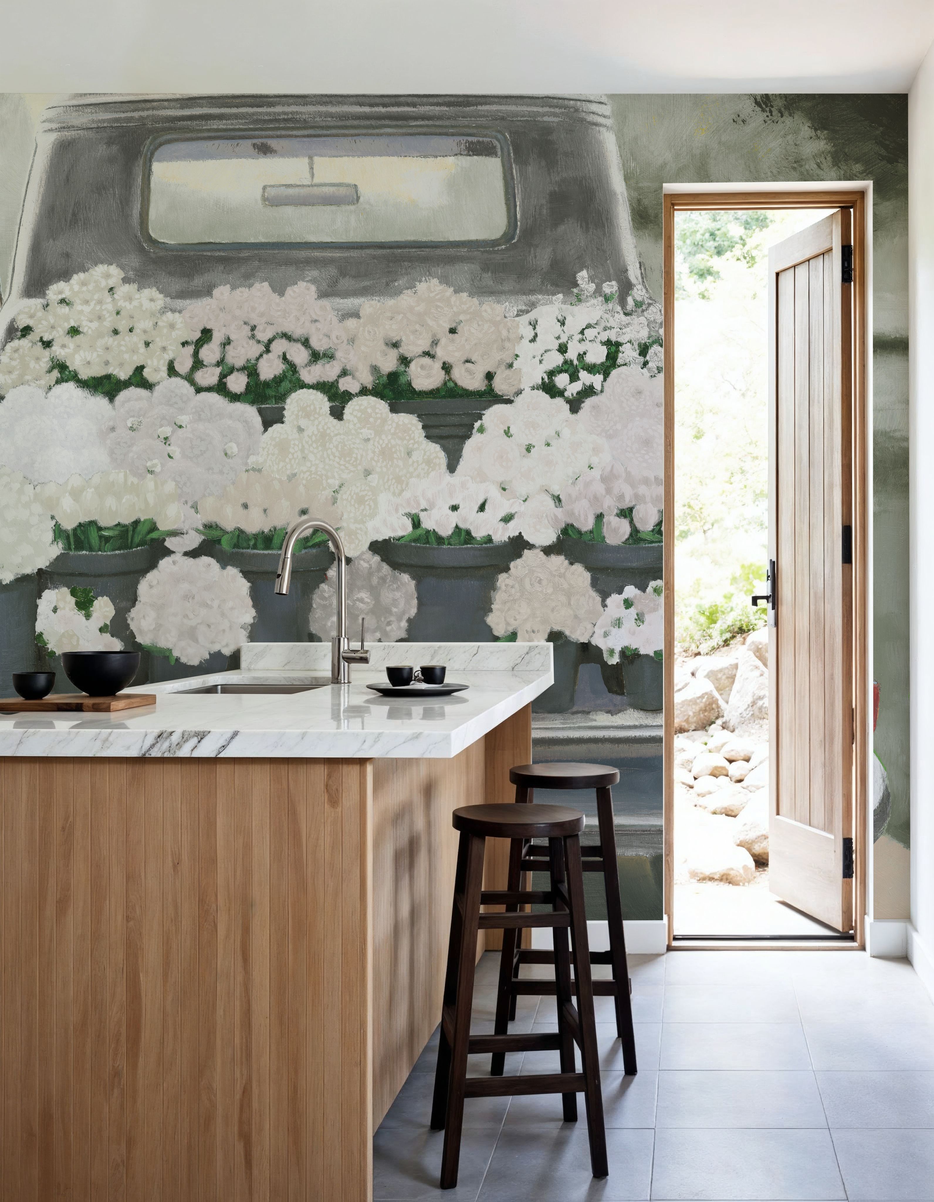 Beautiful Country III Gray White