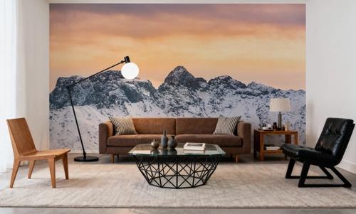 Snowy Mountain Ridge