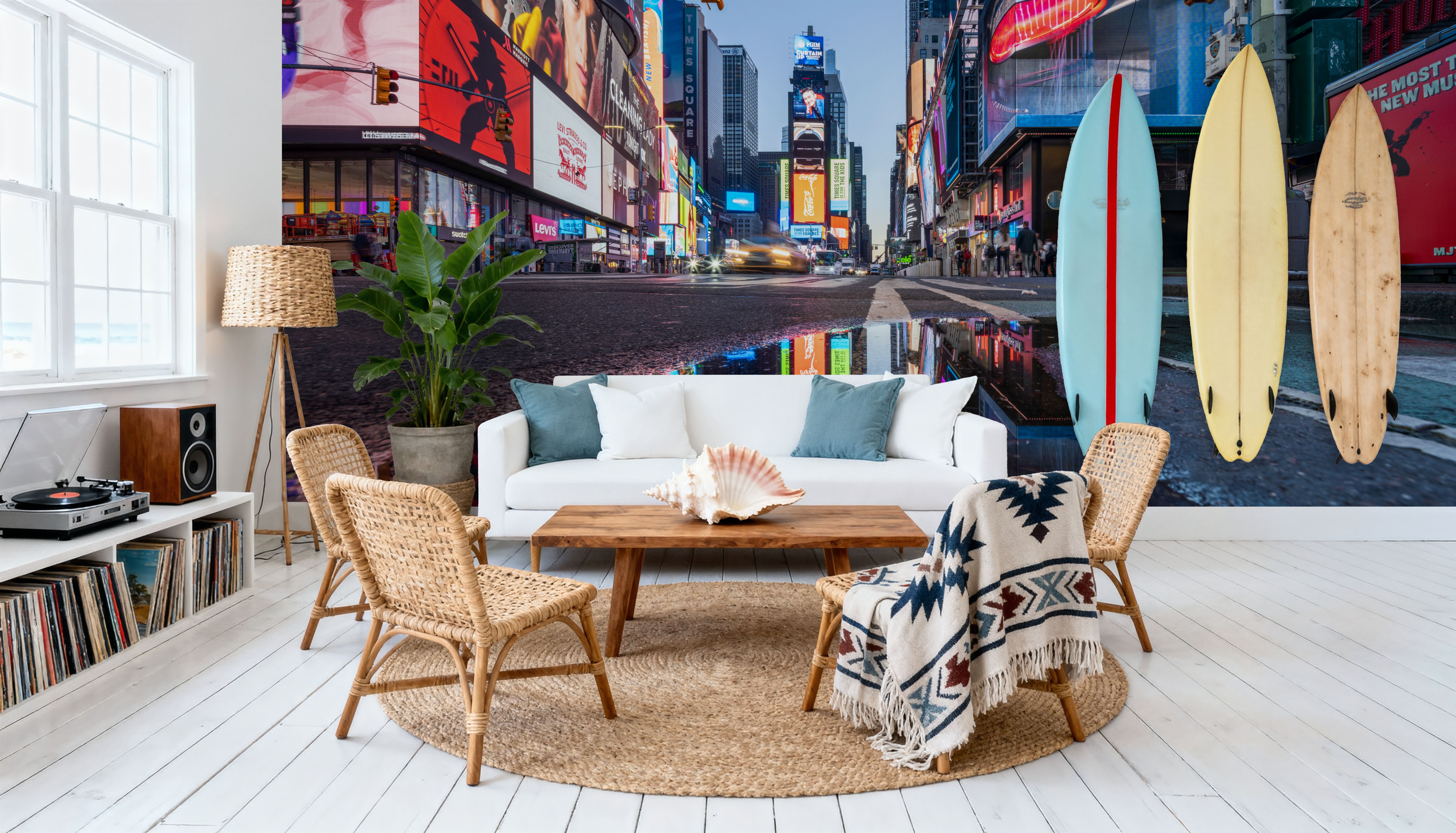 Reflecting on Times Square, Wallpaper