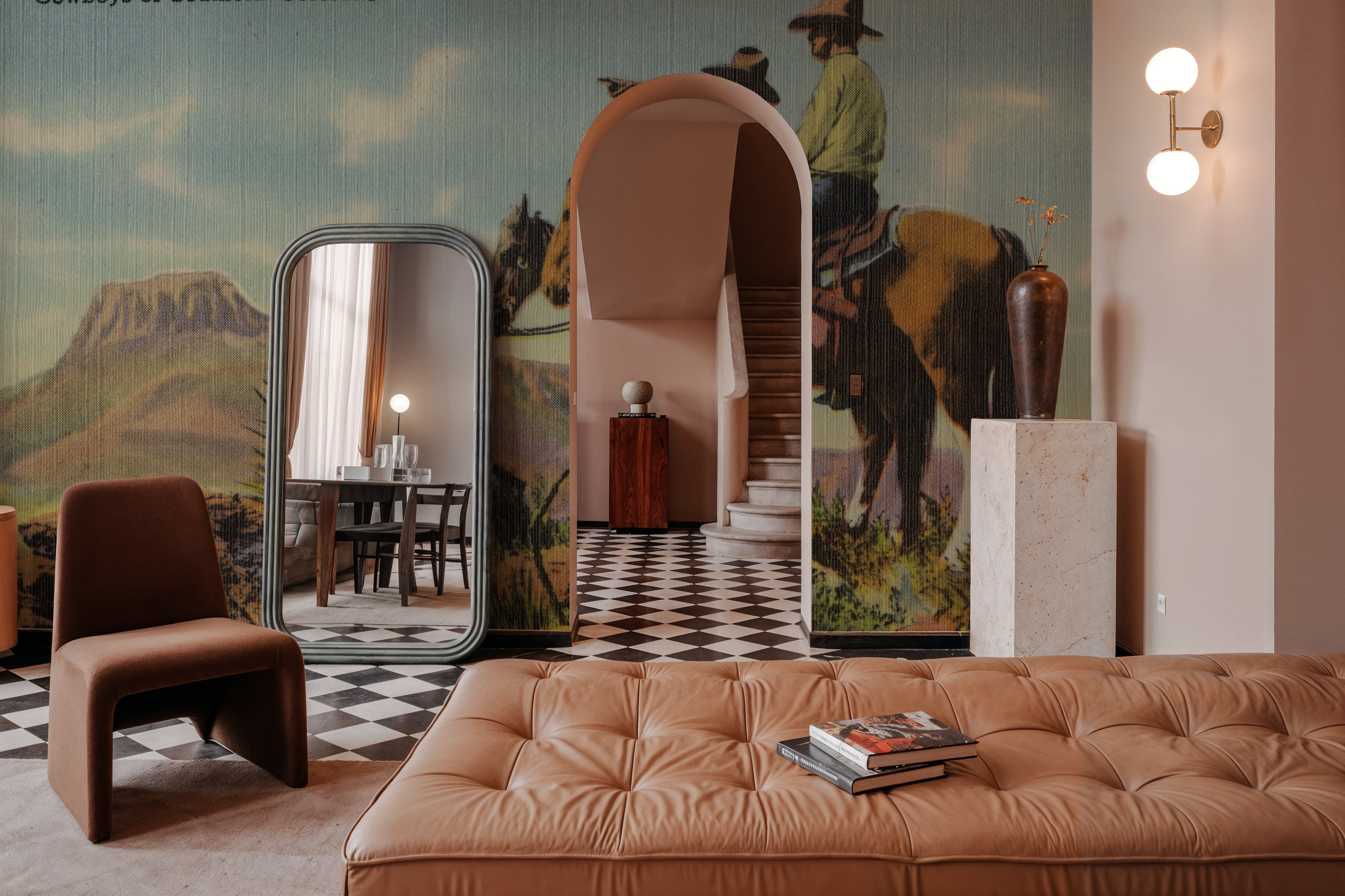 Greetings from Colorado Cowboys - Screenprint Postcard