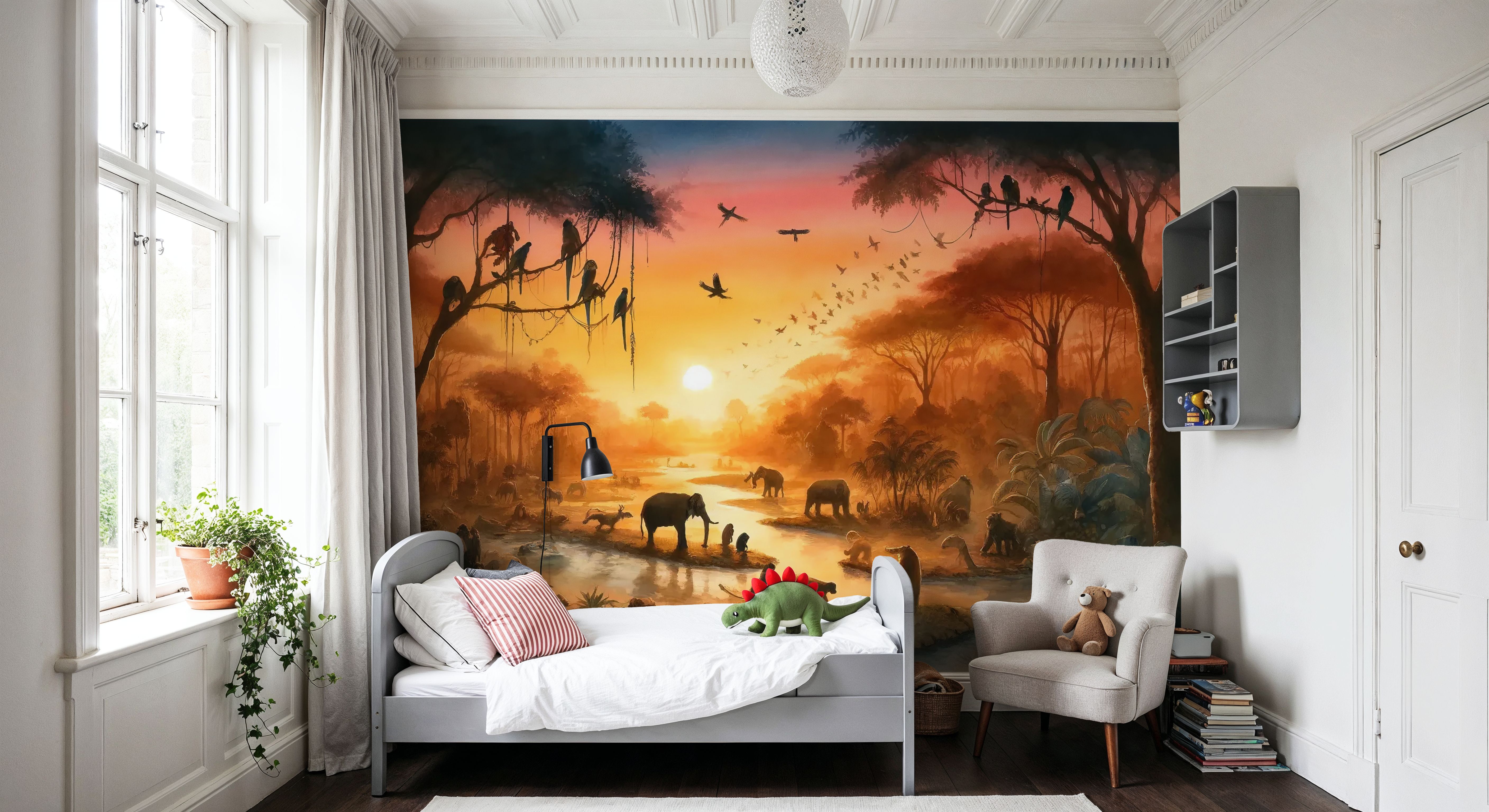 Twilight Serenity in the Jungle Abode