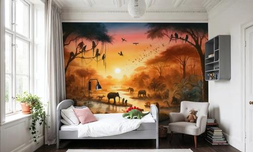 Twilight Serenity in the Jungle Abode