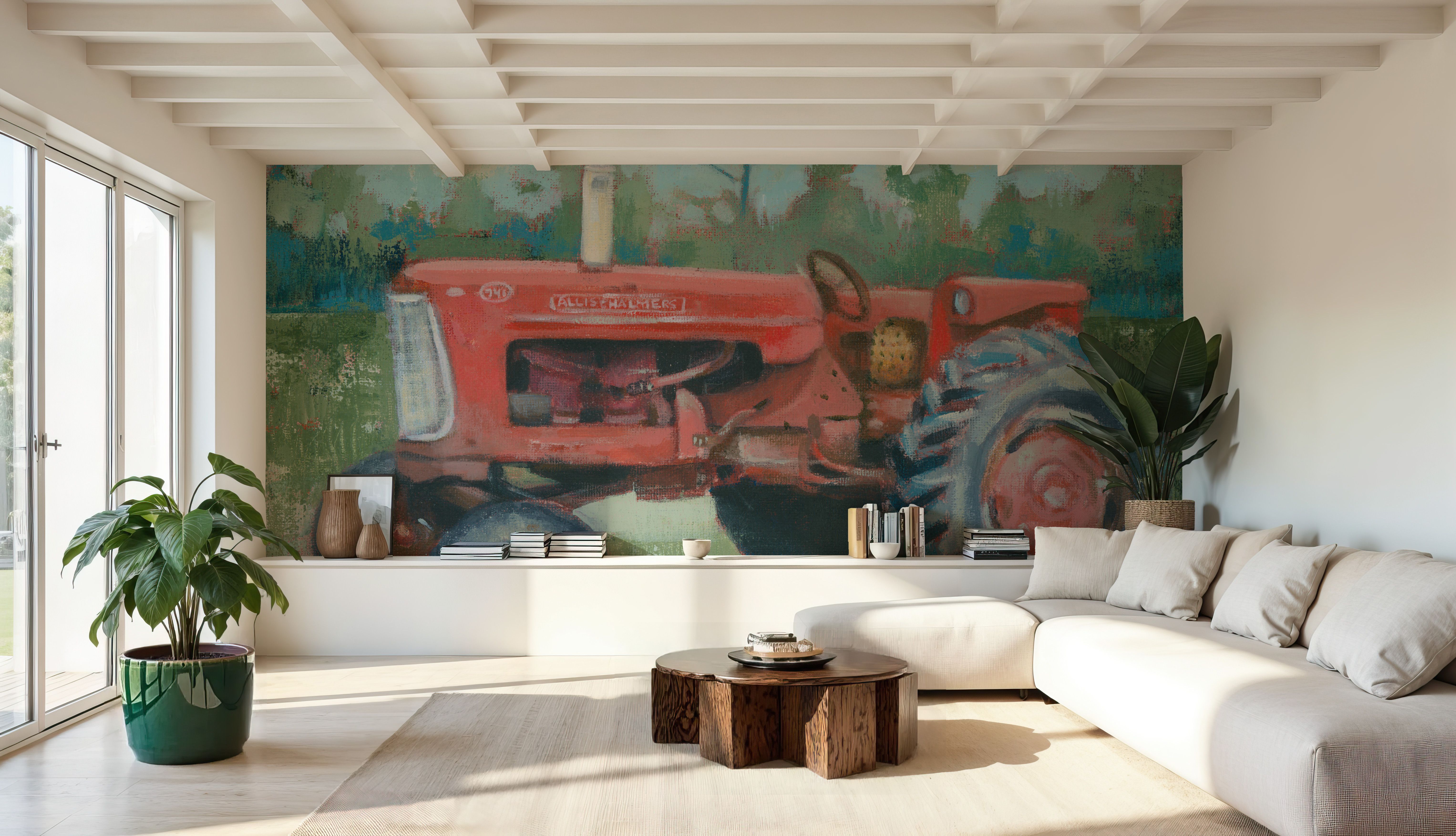 Red Tractor, Tapet