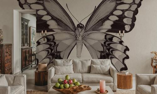 Butterfly VI Gray