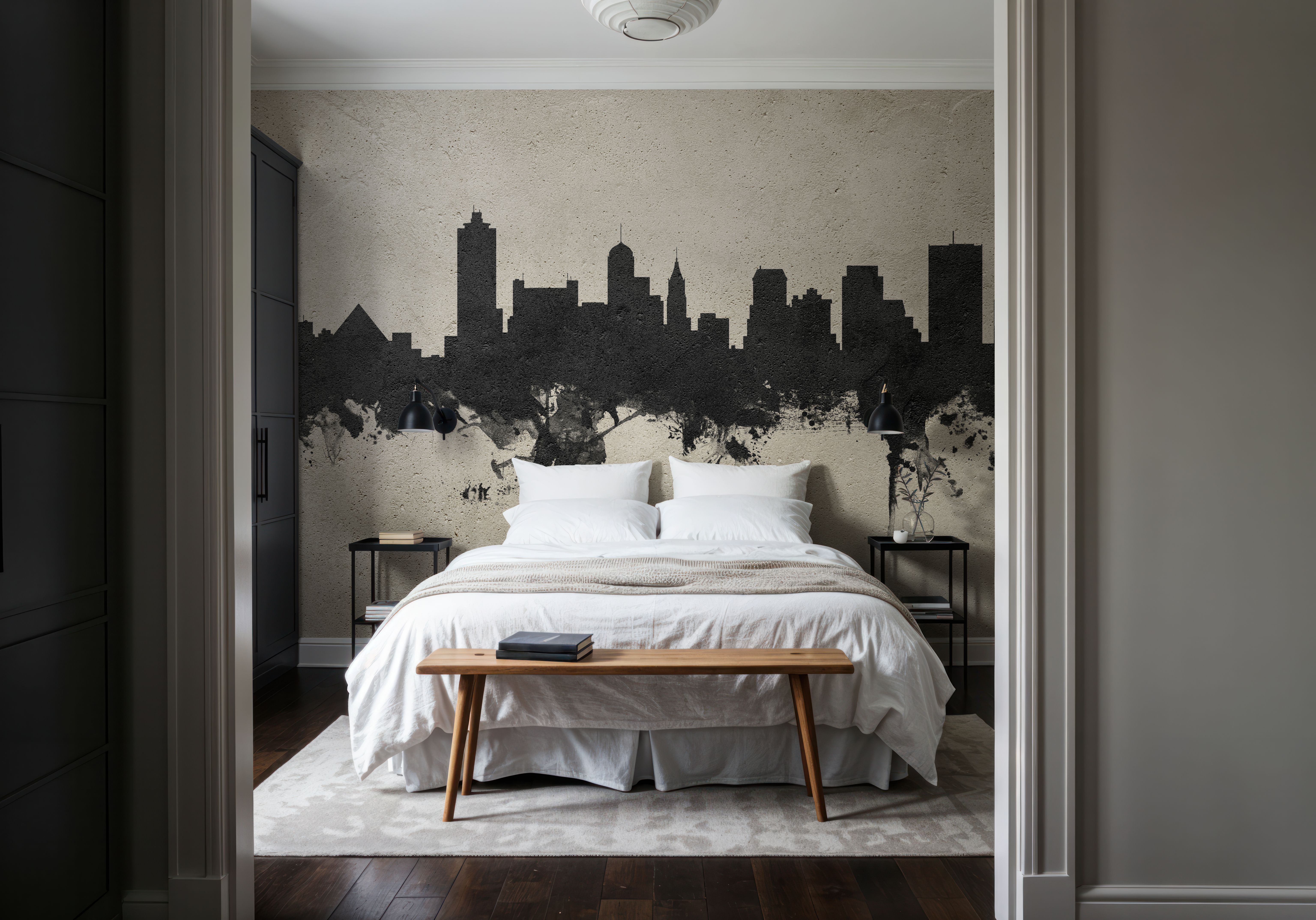 Memphis Tennessee Skyline Concrete, Wallpaper