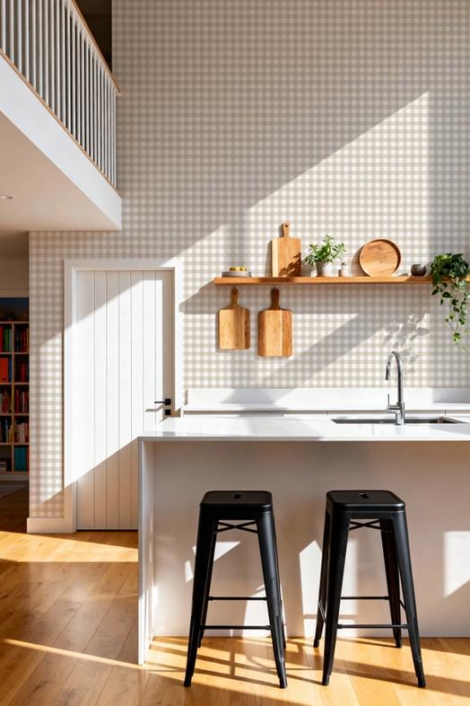 Gingham Sand