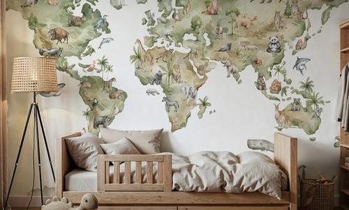 Animals From Around the World Map