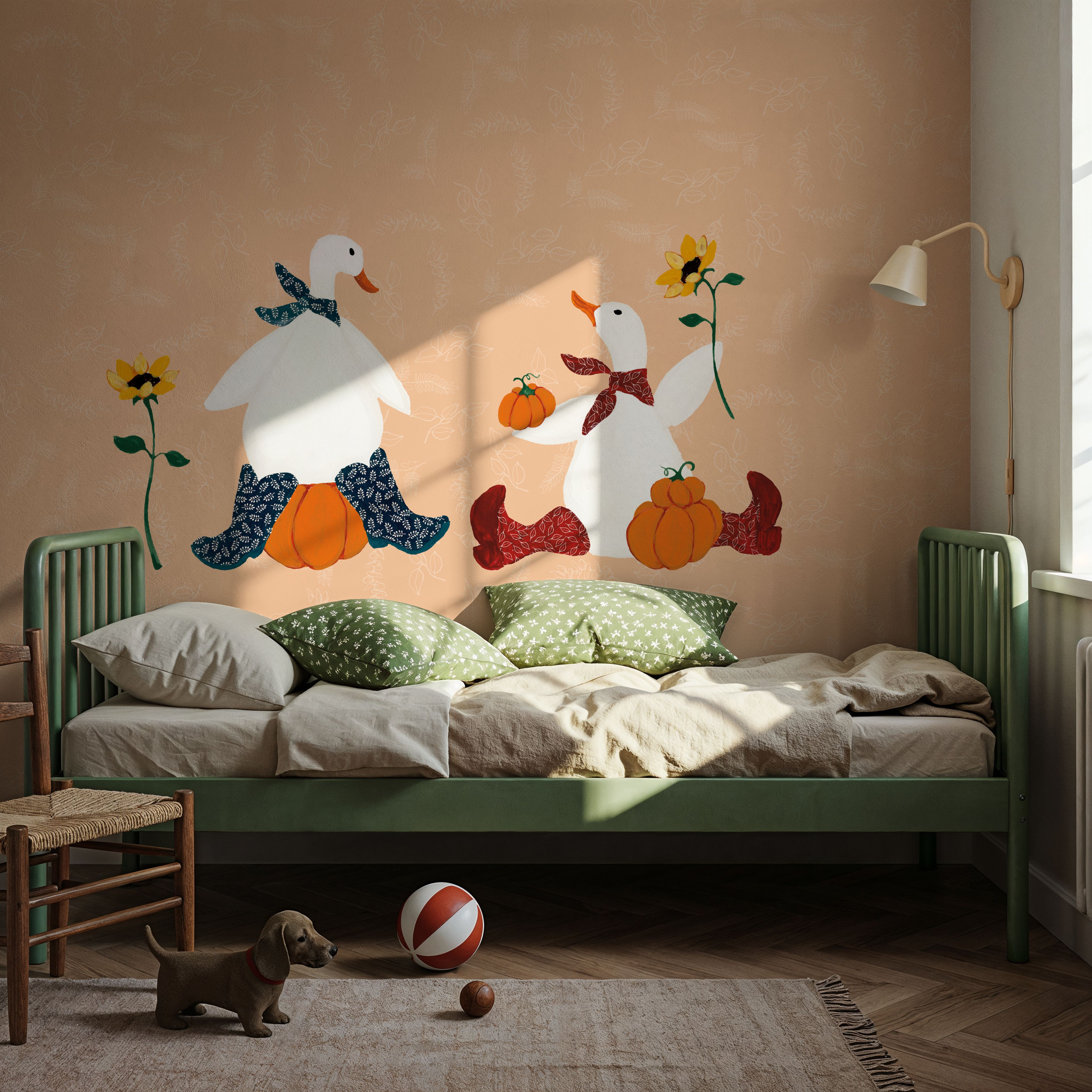 Ducks in the Pumpkin Patch III