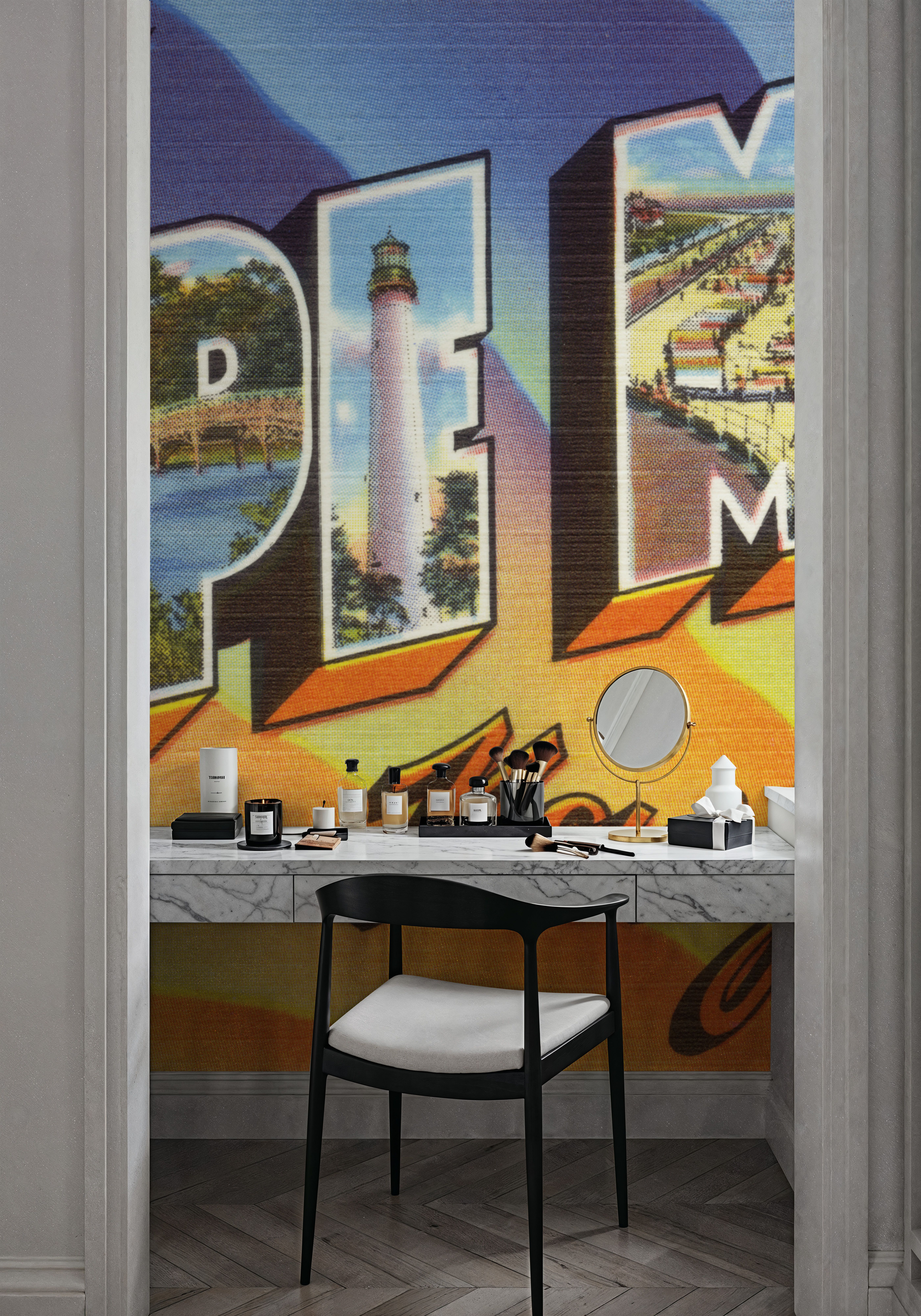 Greetings from Cape May - Screenprint Postcard