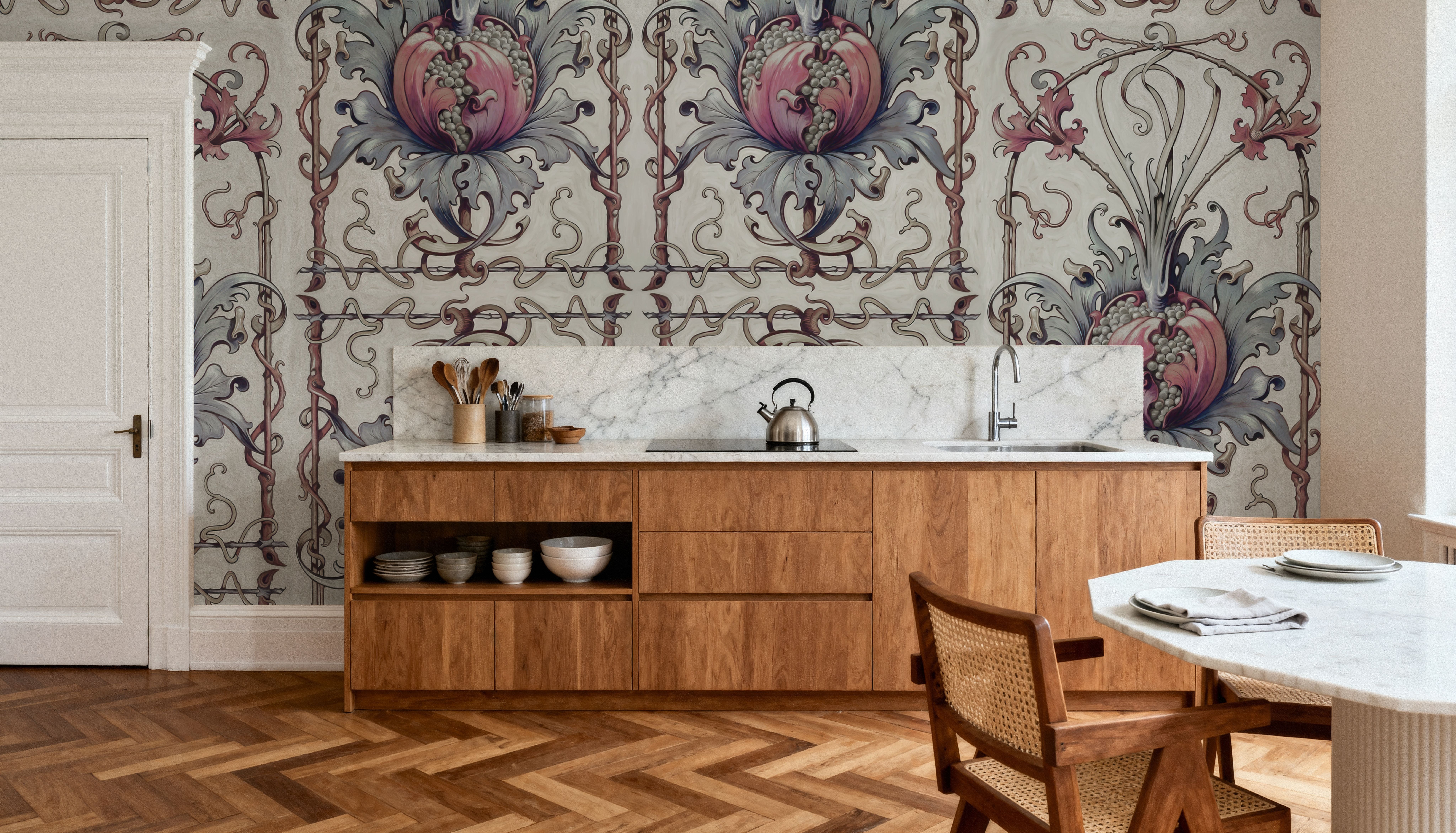 Ancient Dreams III, Gray, Wallpaper