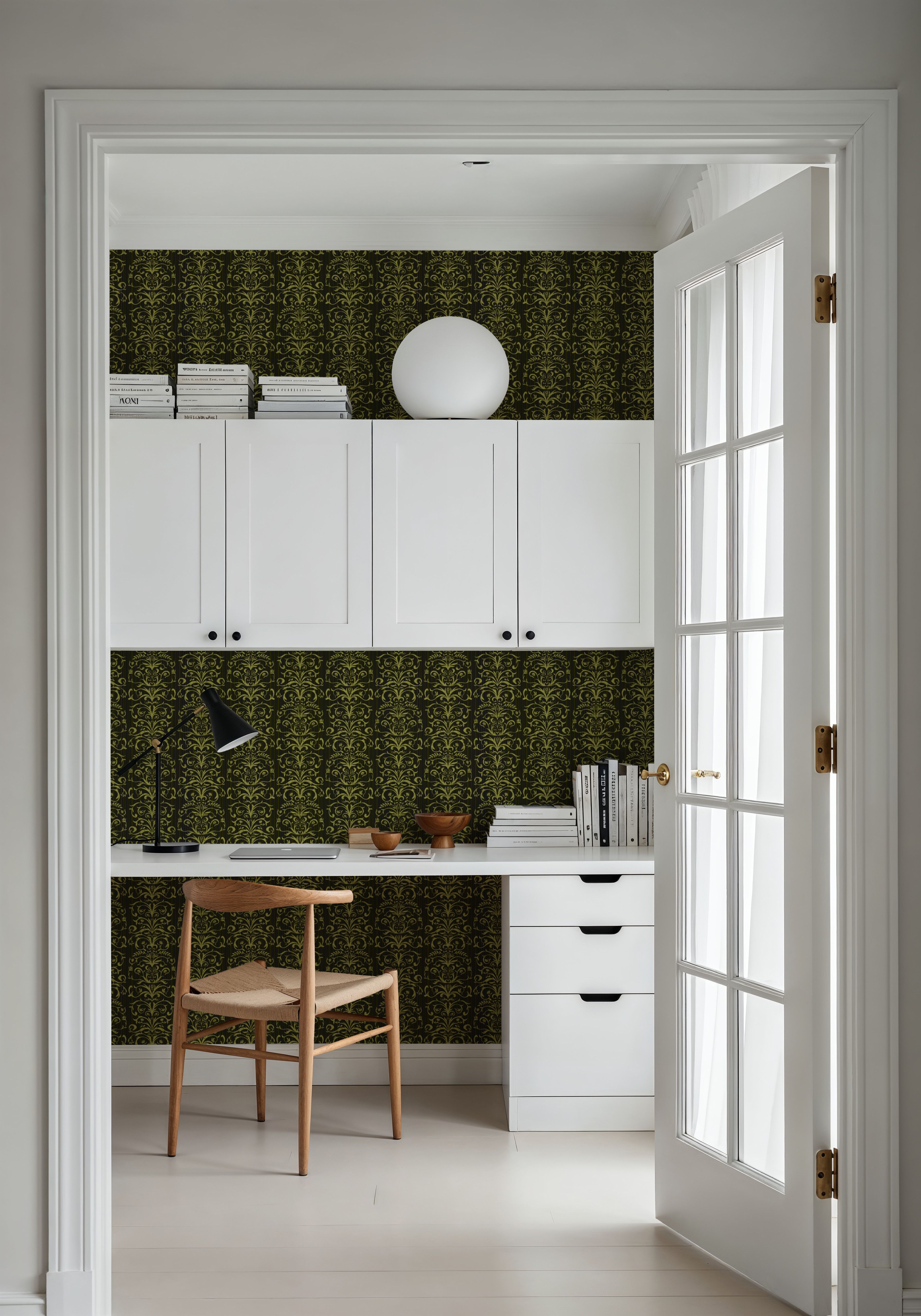 Ornate Stripes, Chartreuse