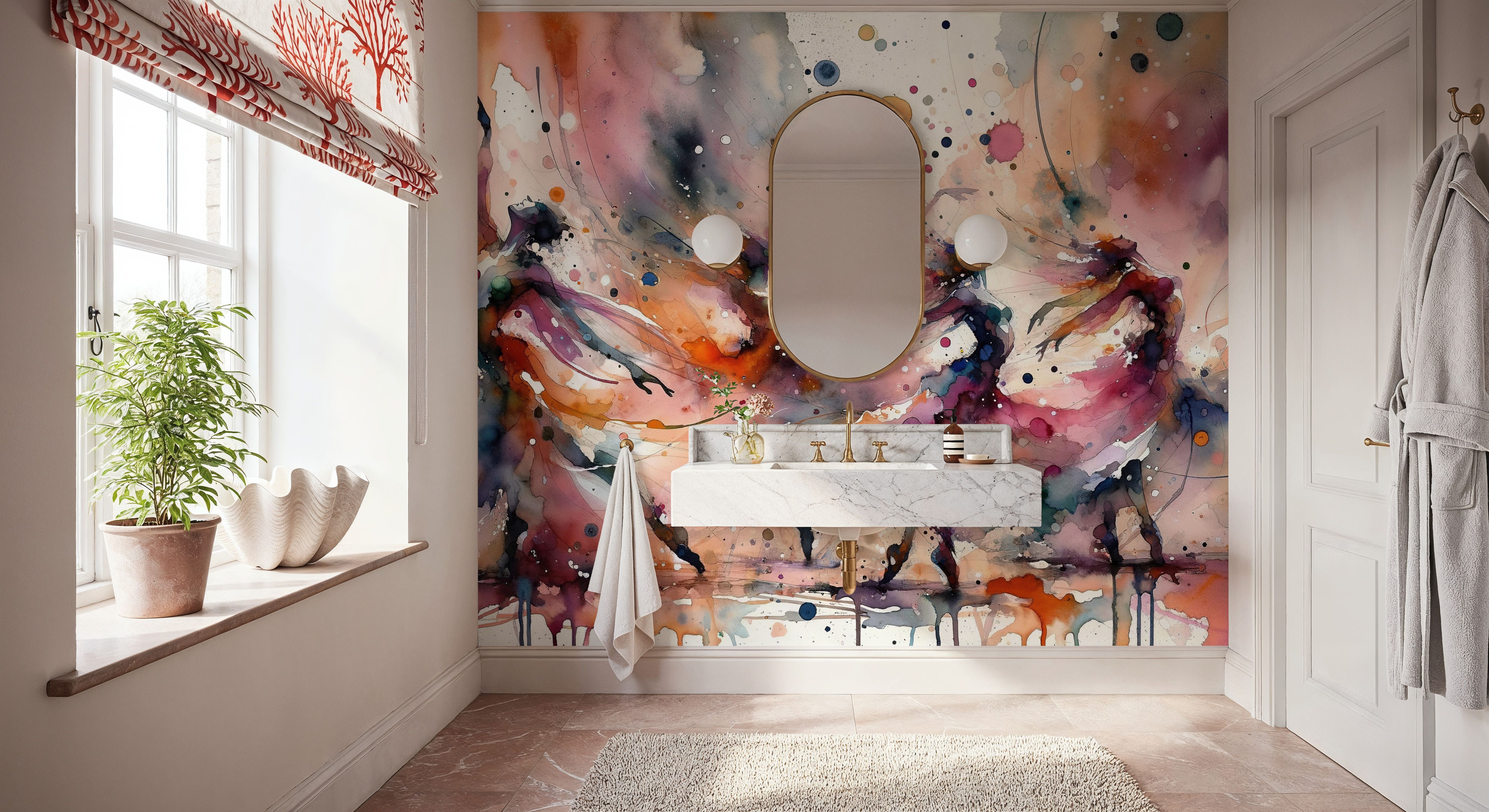 Dancers in Vibrant Colors