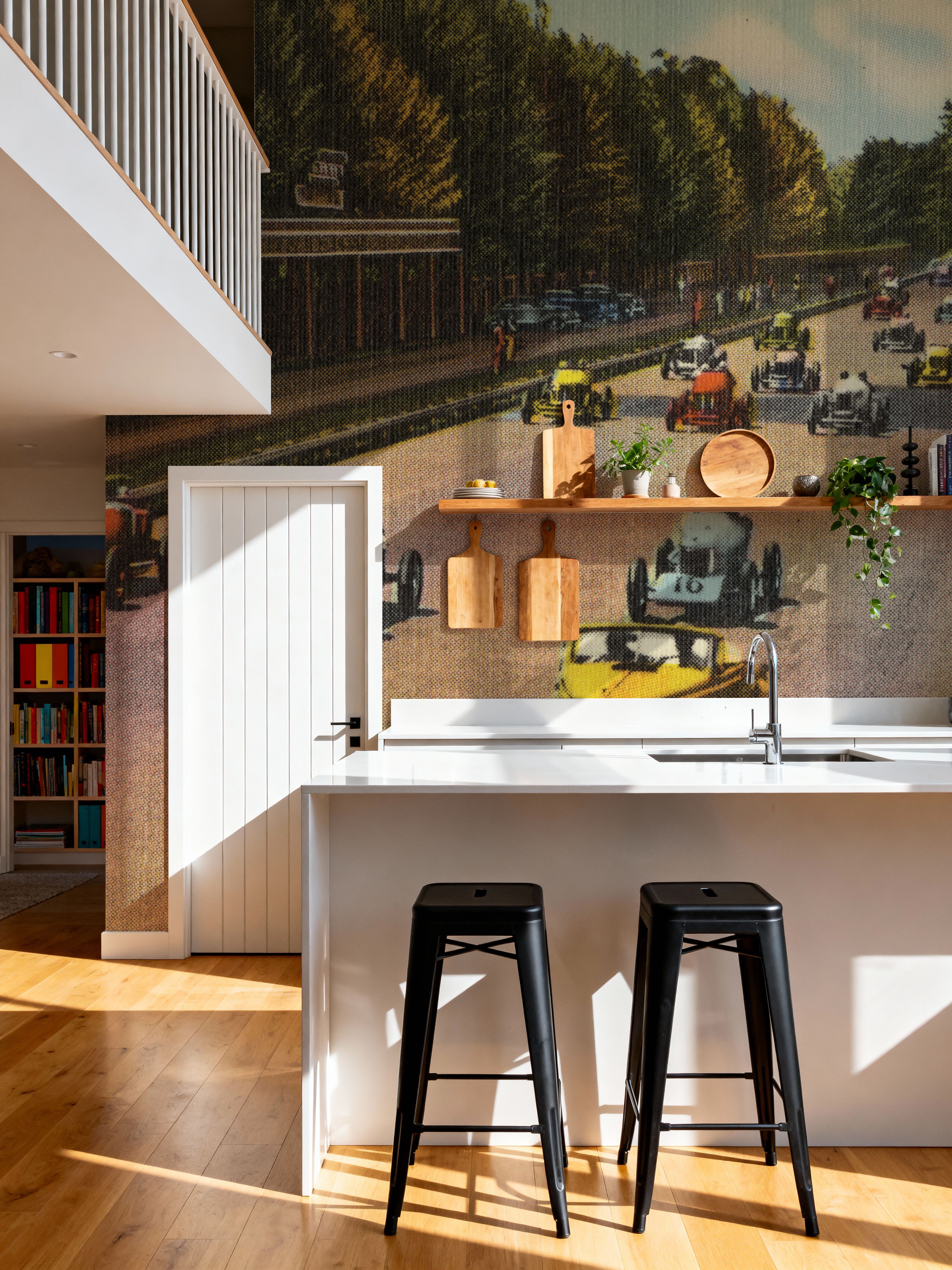 Greetings from the North Turn - Screenprint Postcard