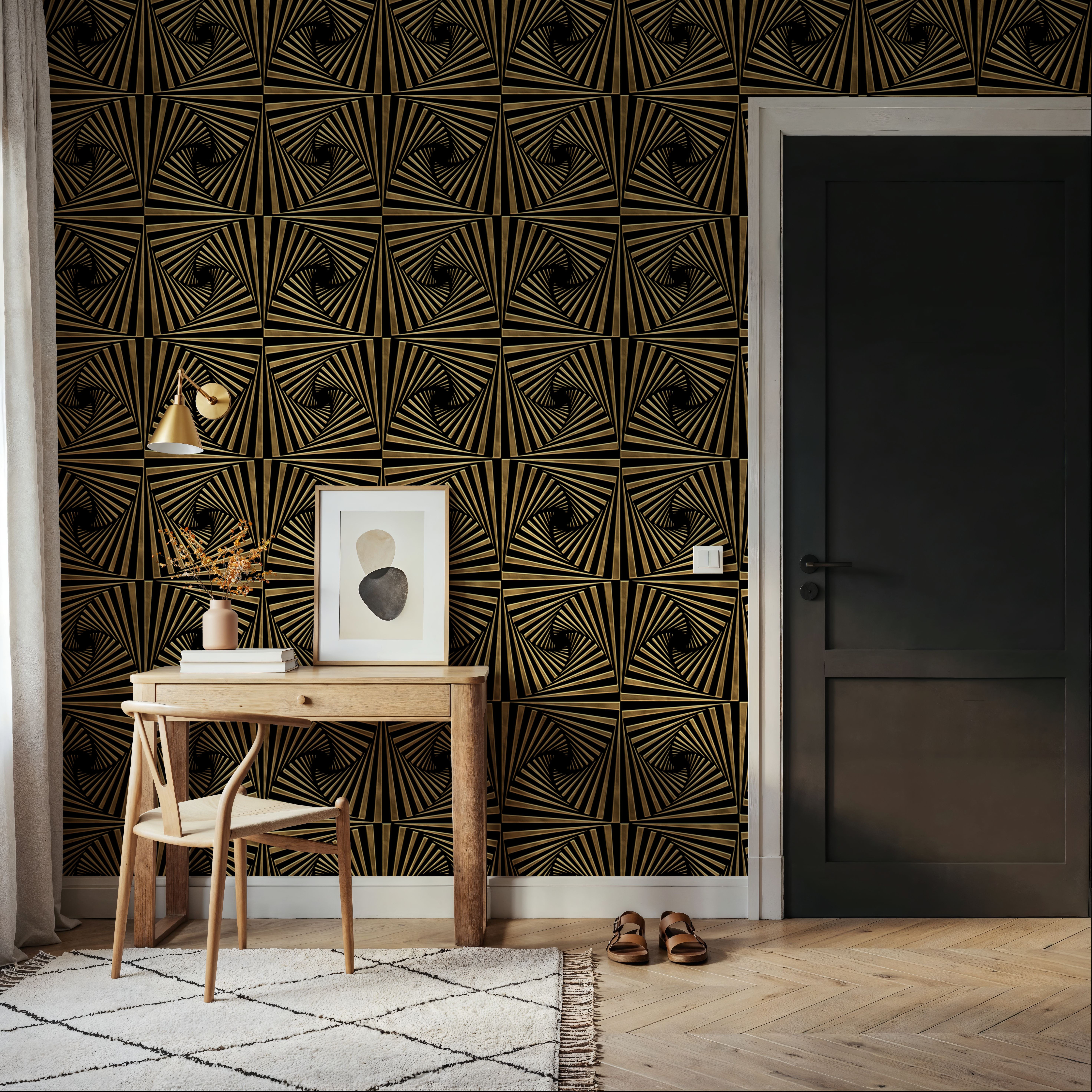 Art Deco Fans, Pattern