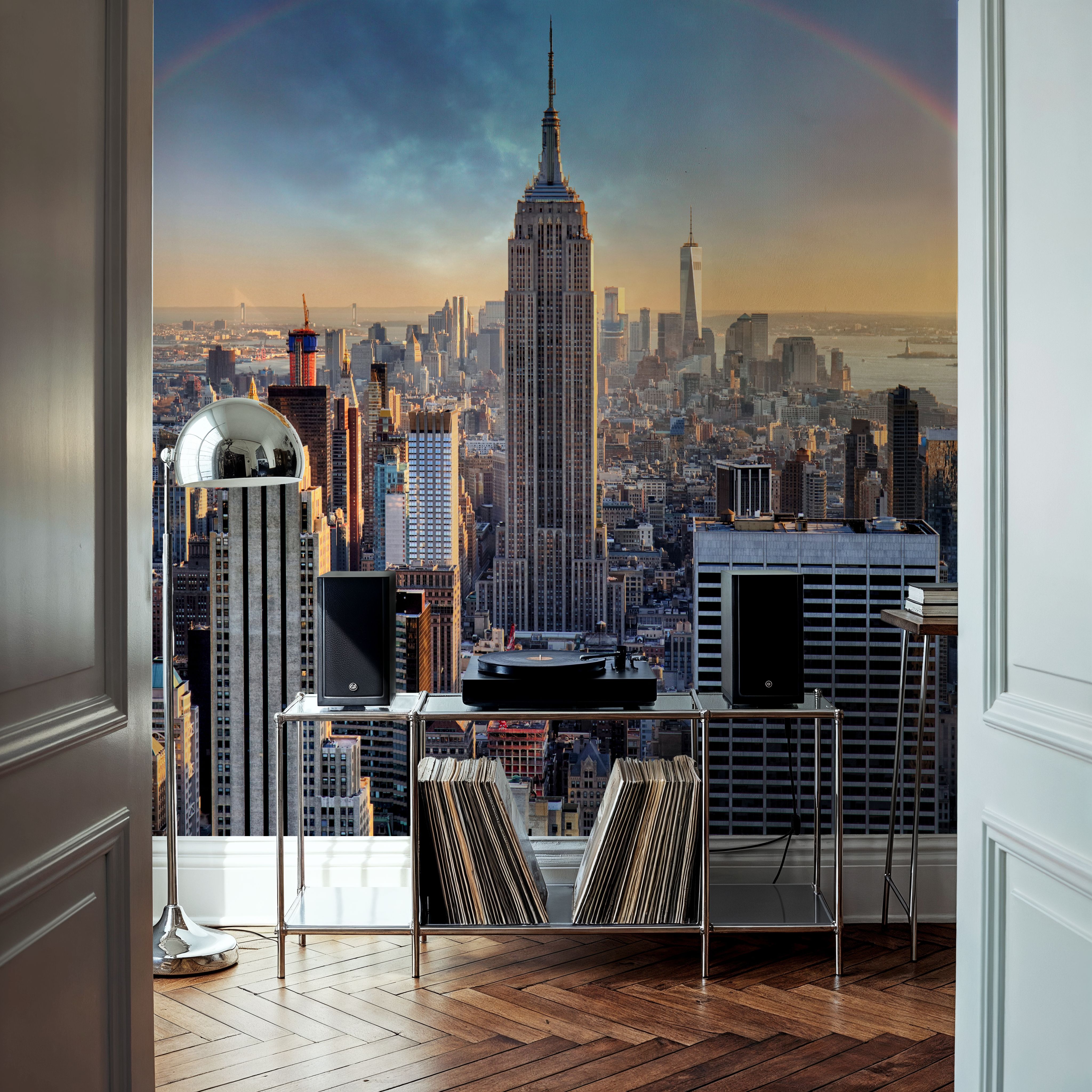 Rainbow Over New York City