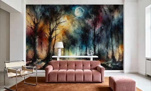Moonlit Enchanted Forest
