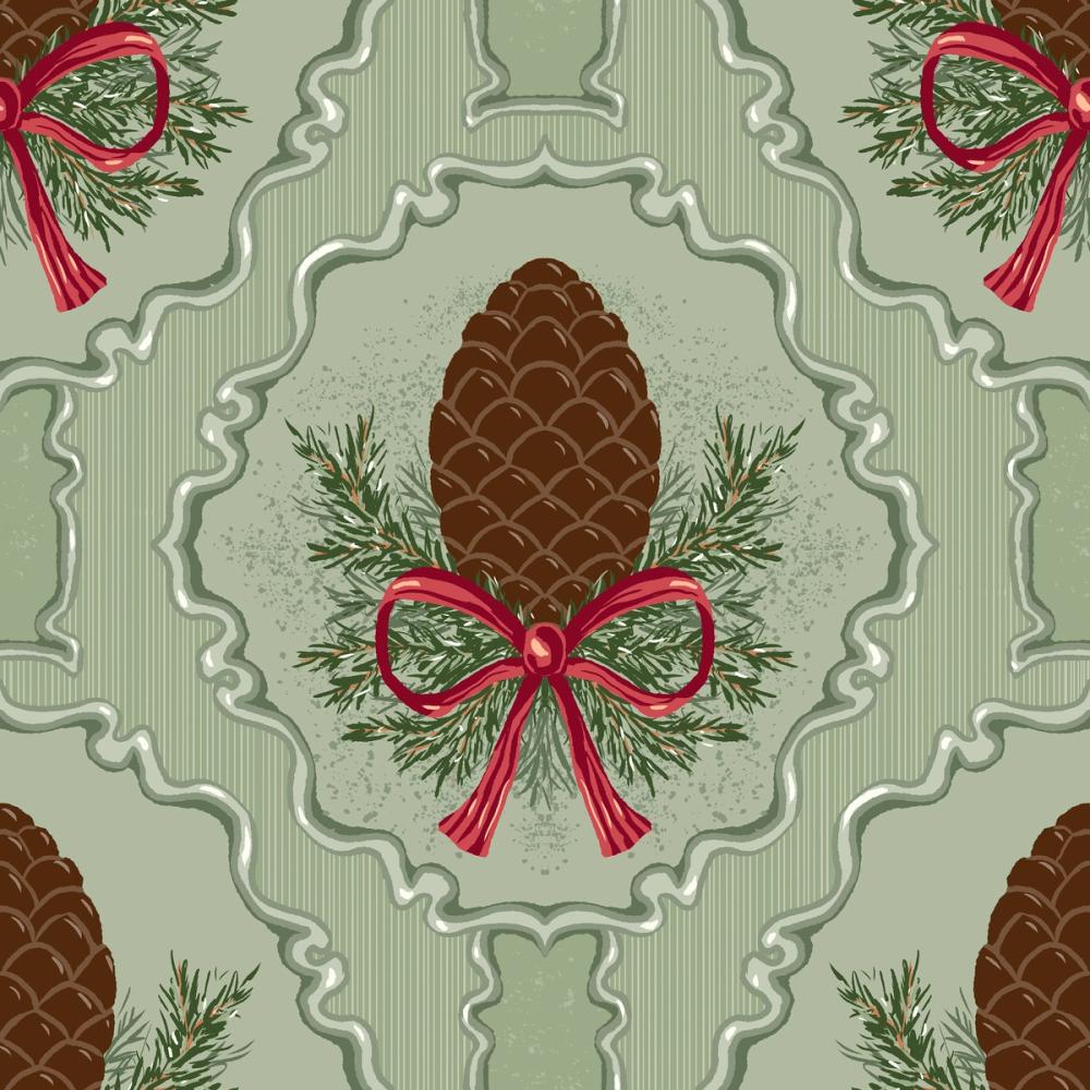 Pine Cone & Ornate Rackets, Mint