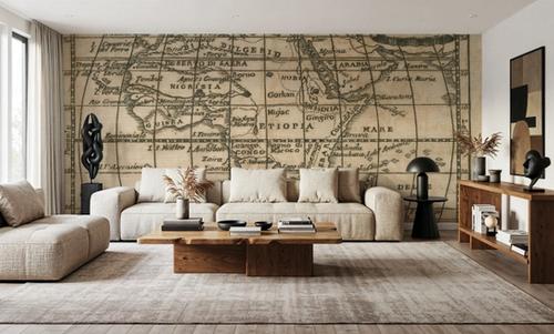 Old Africa Map